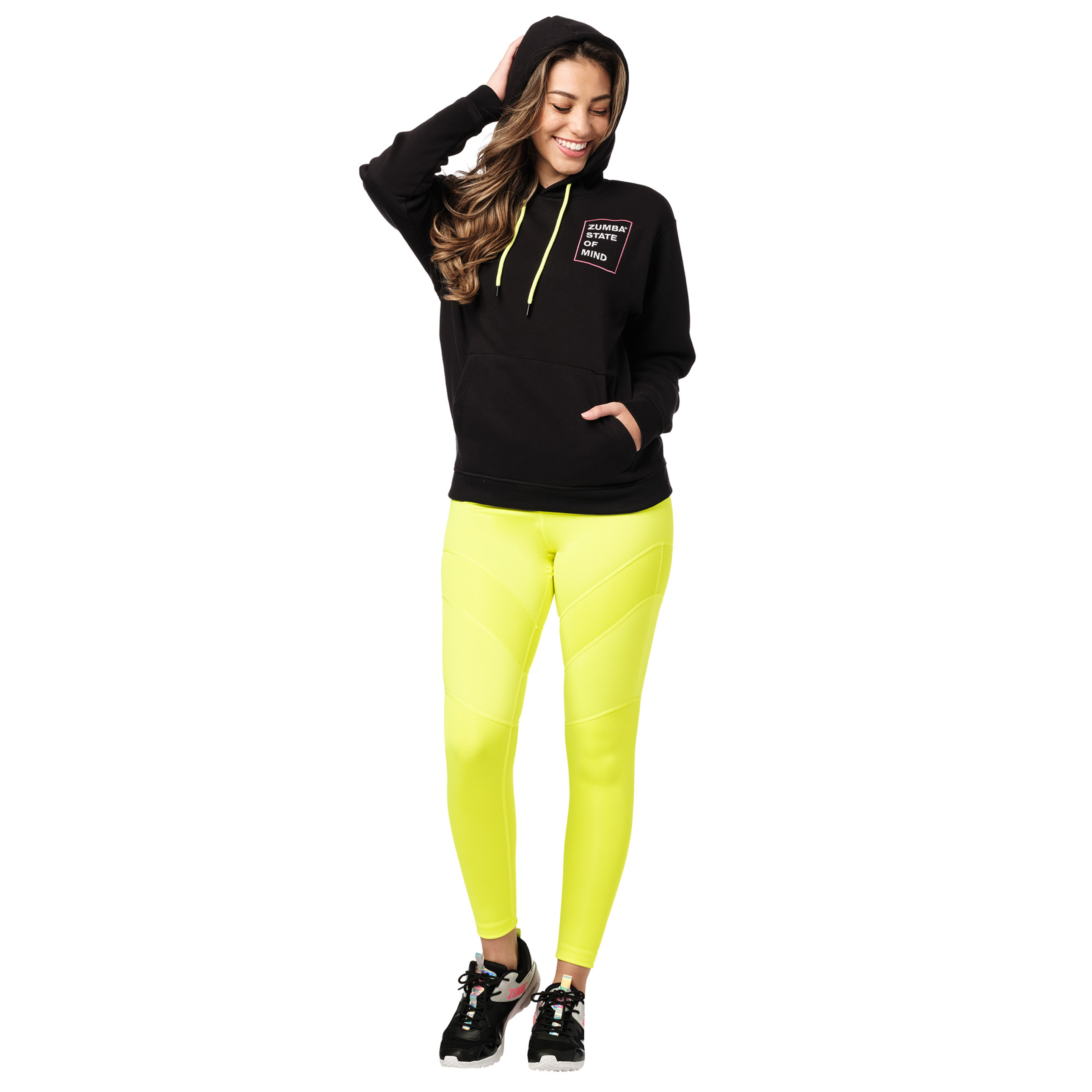 Zumba Team Sudadera Deportiva Con Capucha