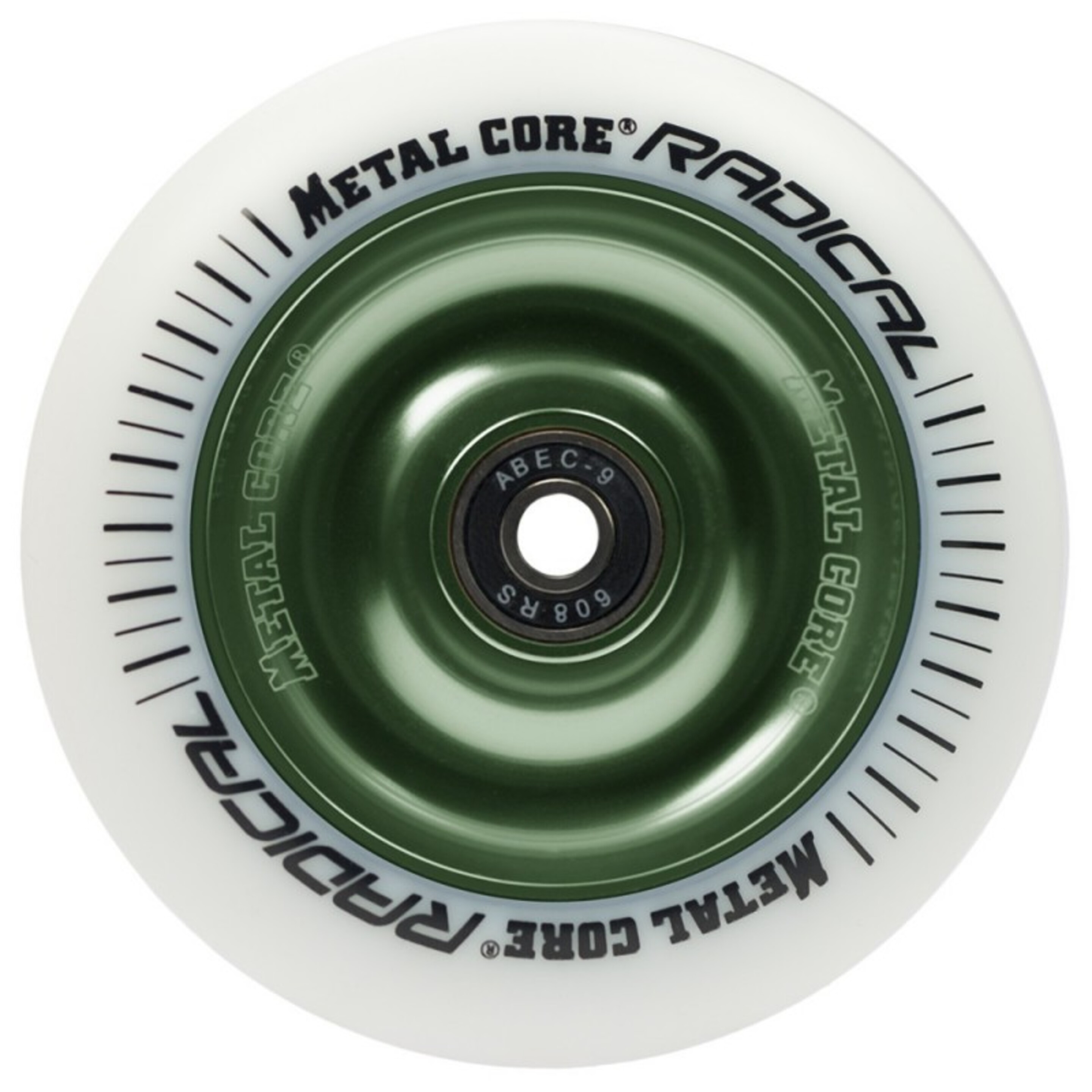 Ruedas Metal Core Radical Ref. Radical 110 Mm - verde-blanco - 