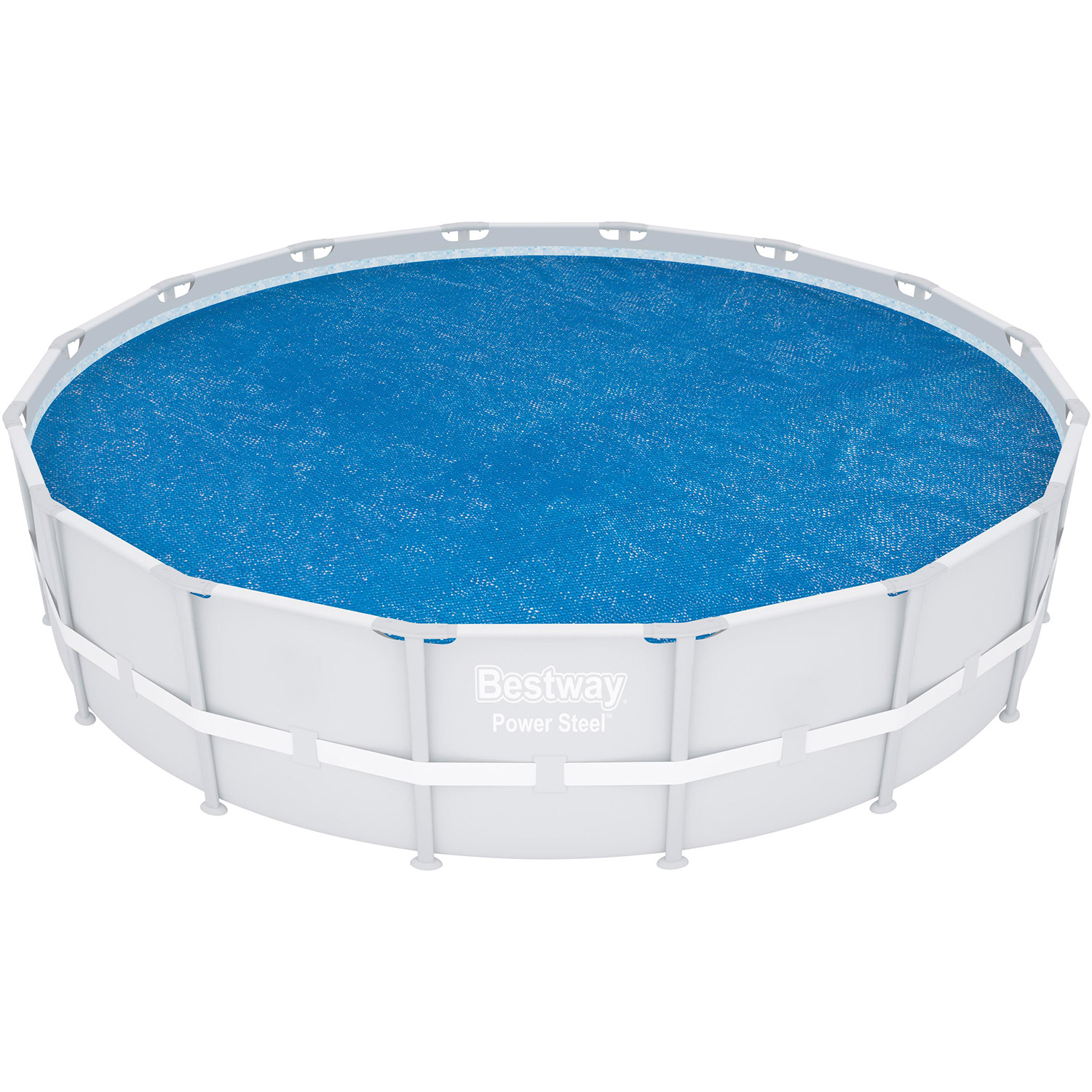 Cobertor Solar Para Piscina Desmontable Bestway Ø462 Cm Redonda