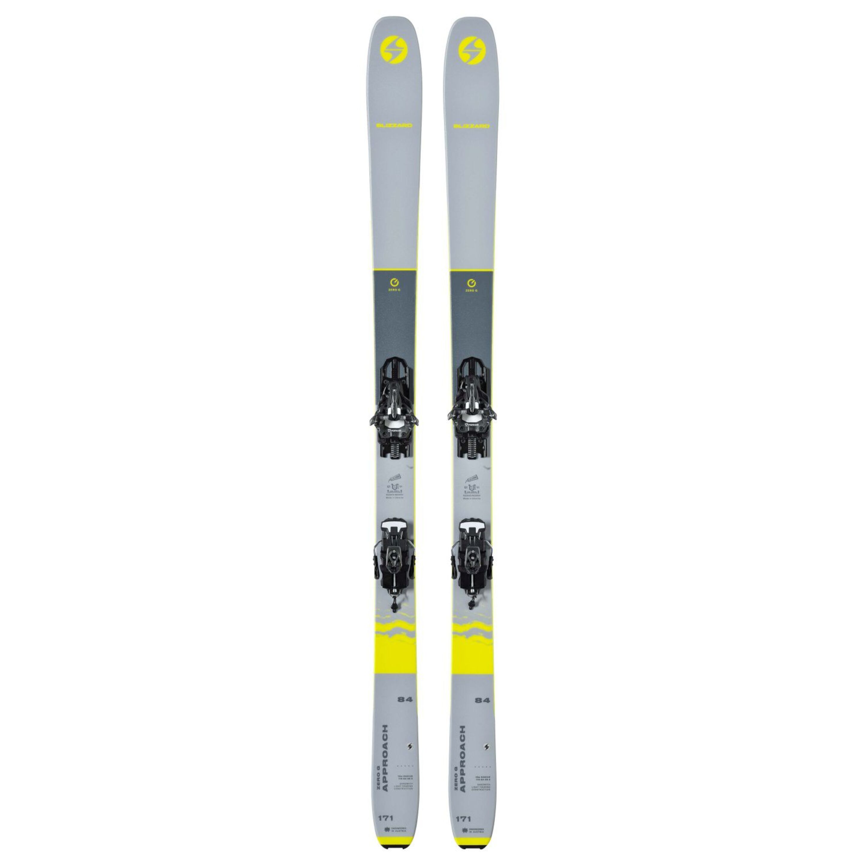 Esquí Con Fijación Adulto Blizzard Zero G 084 Appr.+alp.demo10 90mm - Gris  MKP