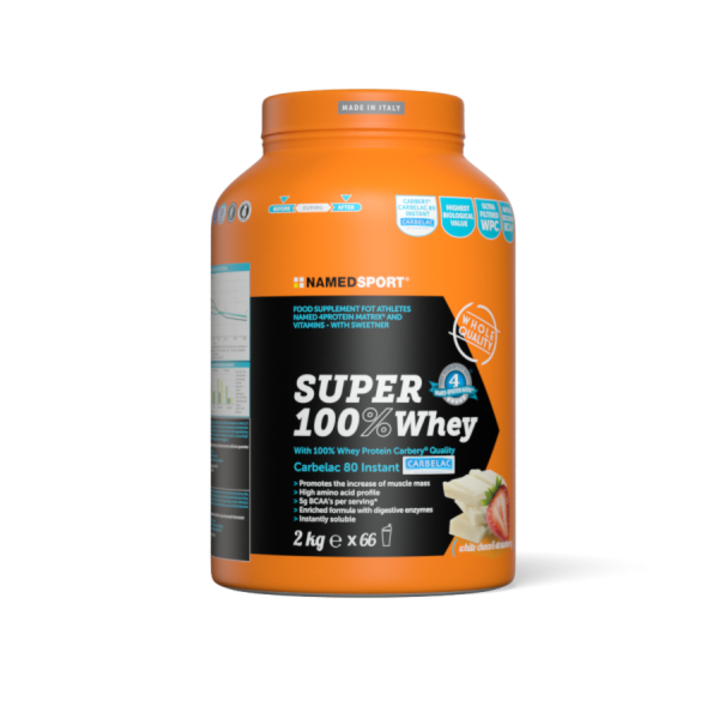 Super 100% Whey White Choco & Strawberry - 2kg