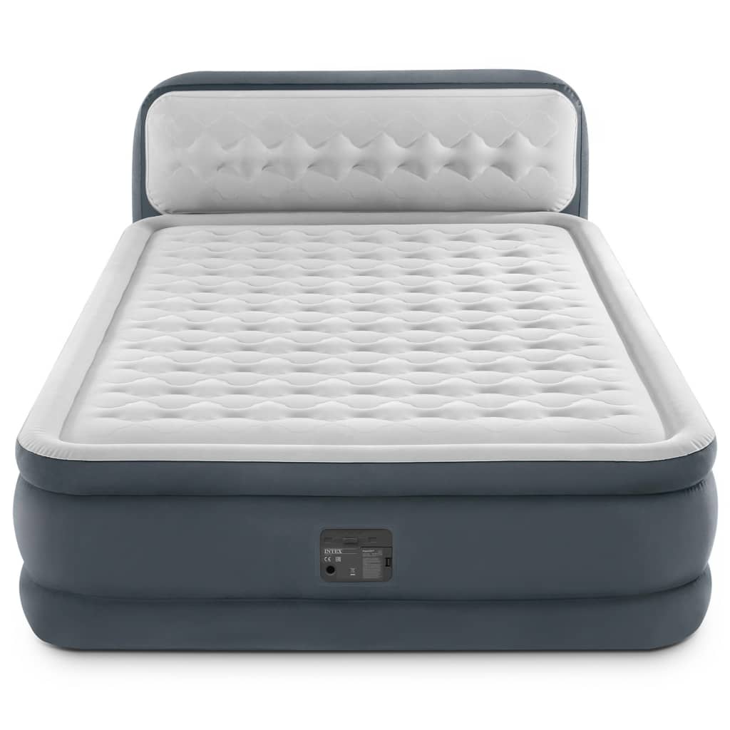 Cama De Ar Intex Dura Beam Deluxe Ultra Plush Con Cabeceiro