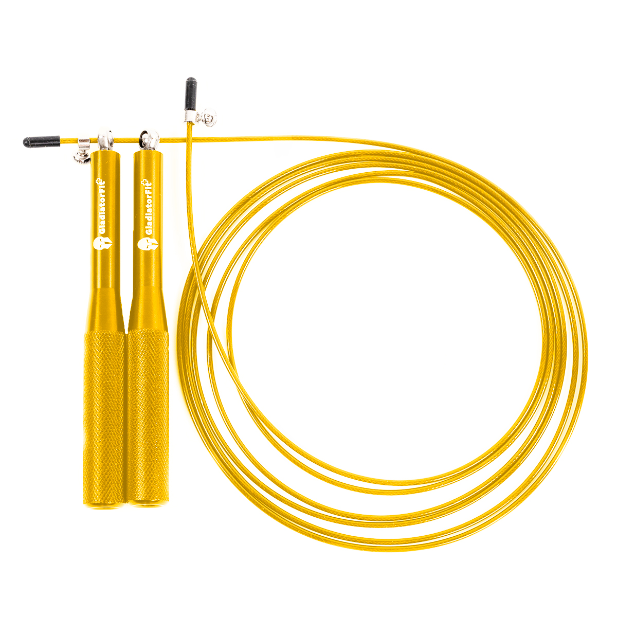Speed Rope" Corda De Saltar Em Alumínio Ajustável De 3 M + Saco | Dourado