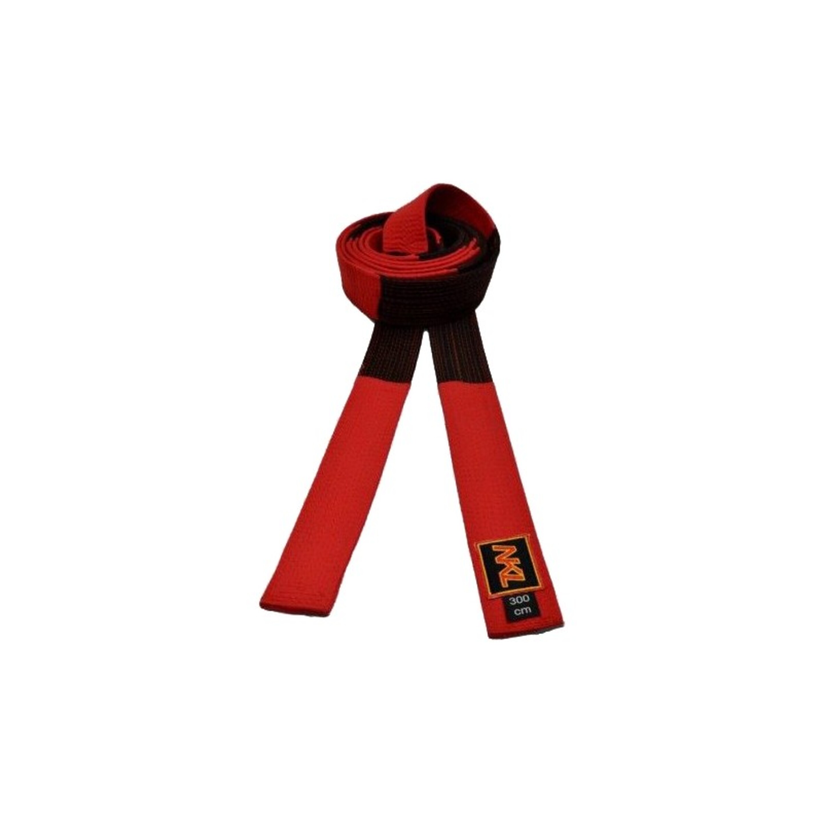 Cinturón Nkl Algodón "5º Dan" - Negro/Rojo  MKP