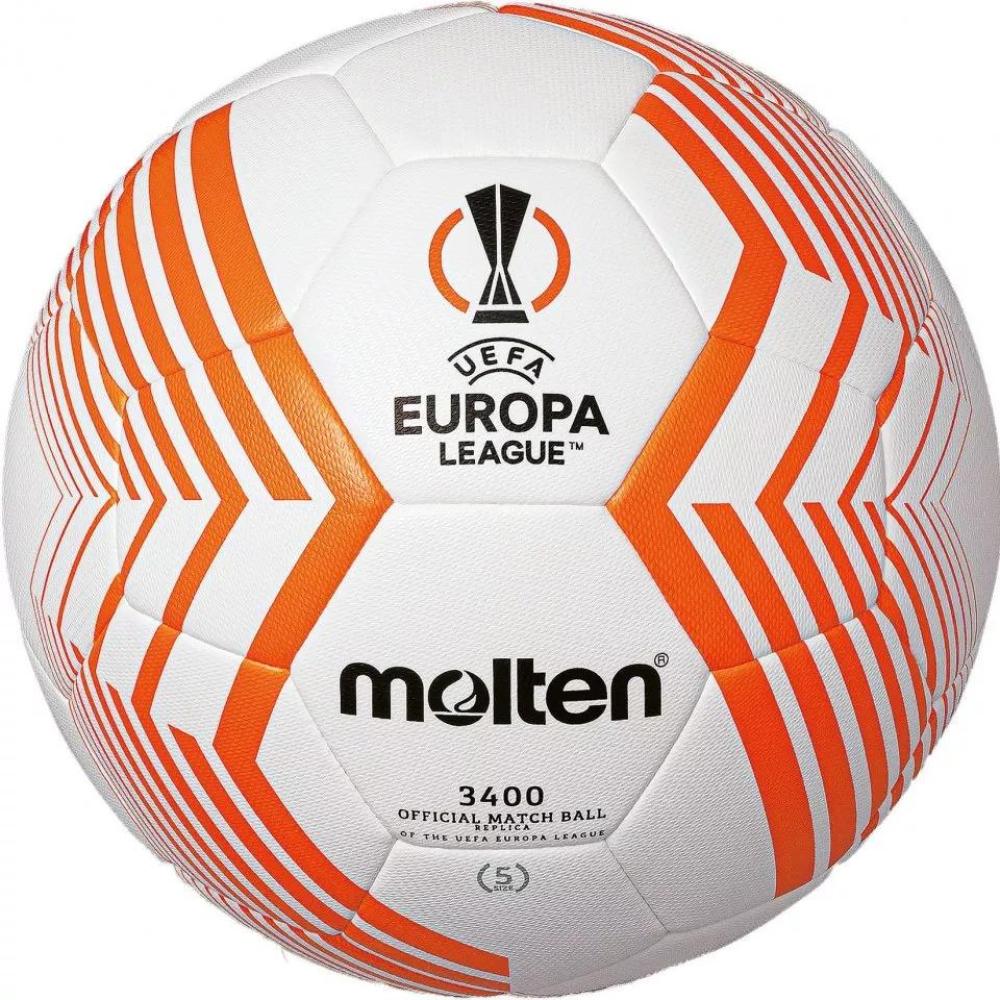 Balón De Fútbol Uefa Europa League Fútbol 2022 Molten - blanco - 