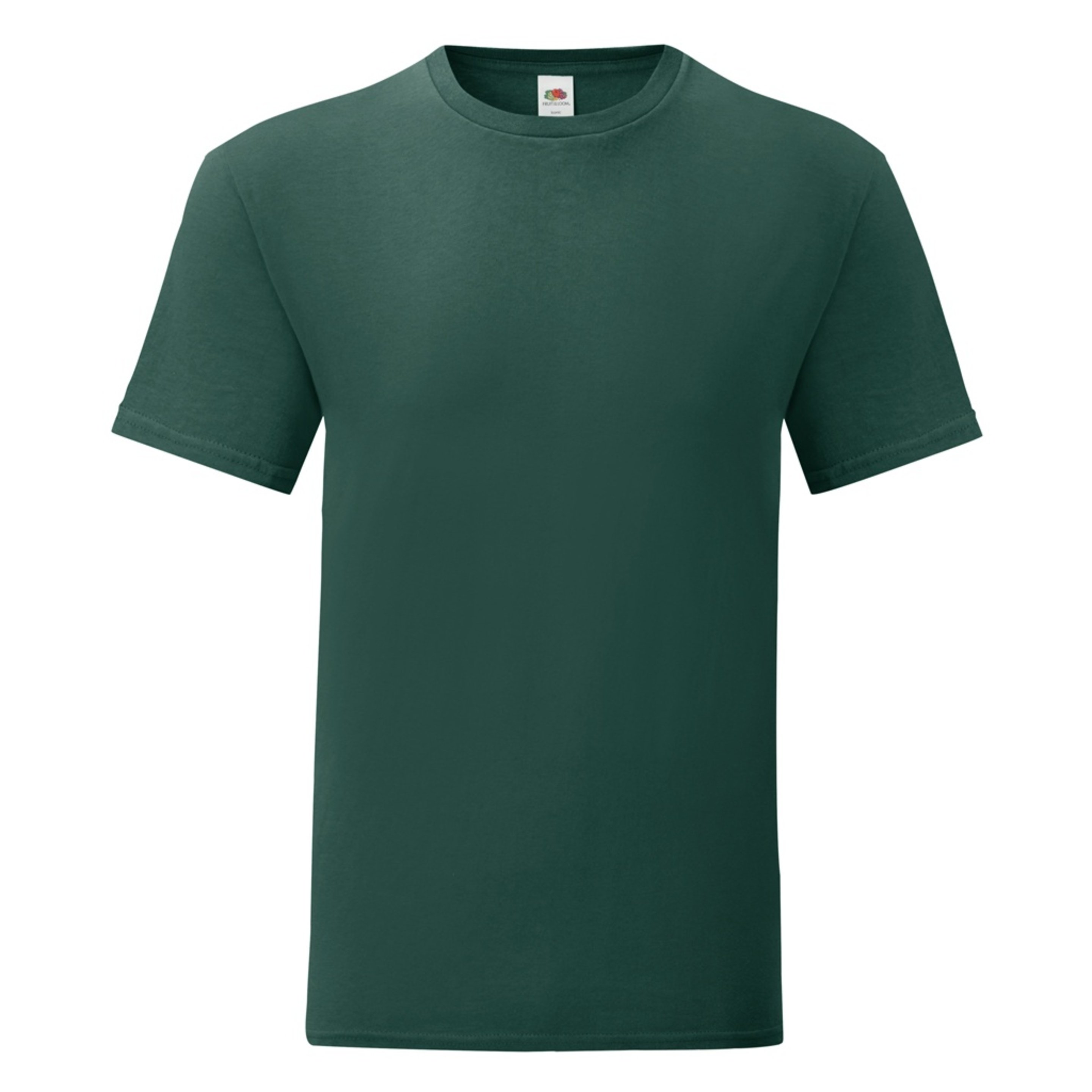 Camiseta Emblemática De La Marca Para Hombre Caballero Fruit Of The Loom (Verde)
