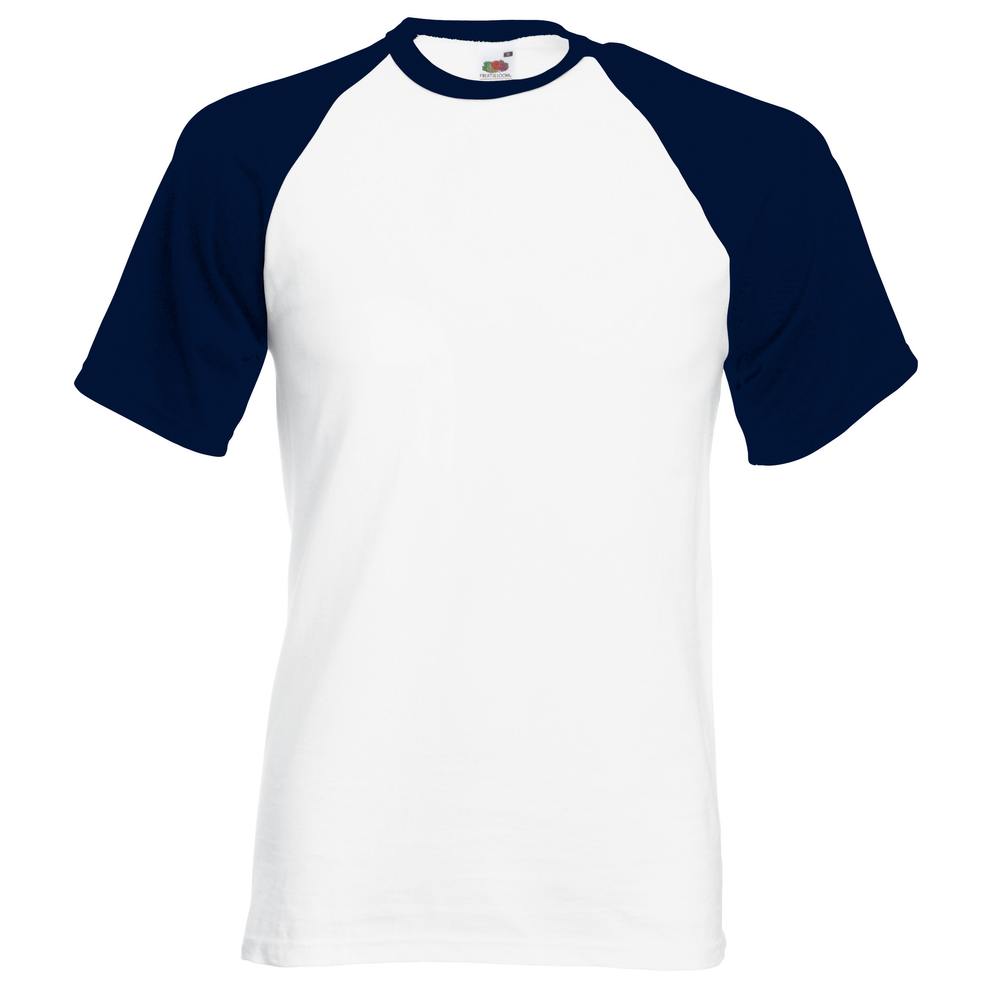 T-shirt Fruit Of The Loom - blanco-azul - 
