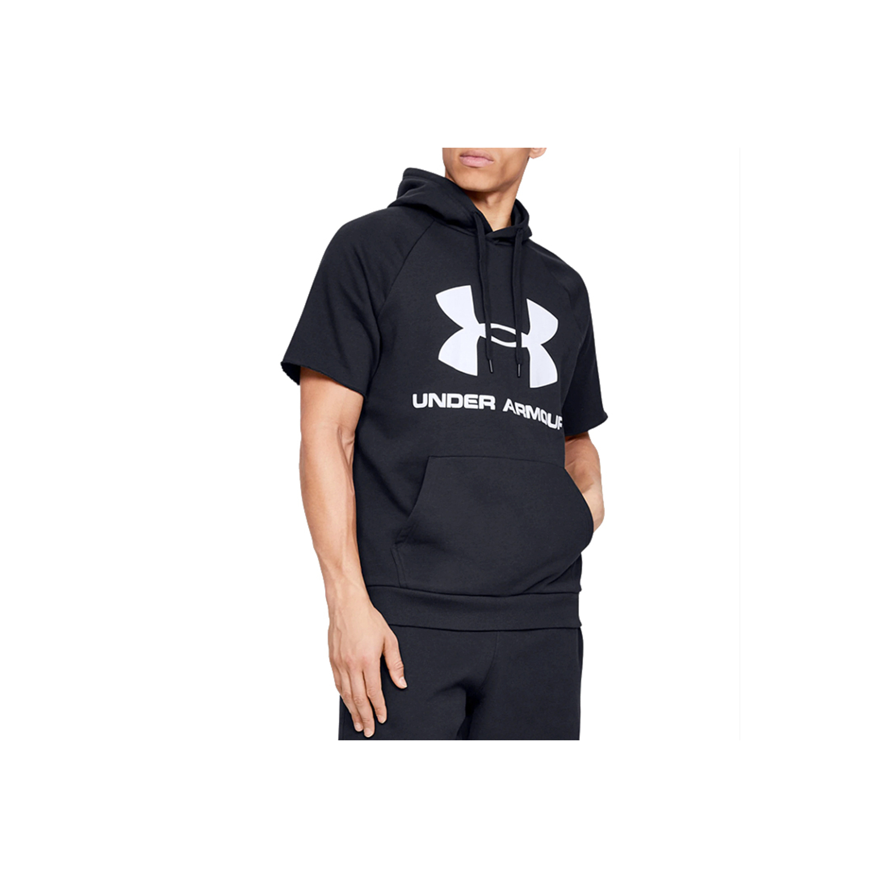 Camiseta Under Armour Rival Fleece Logo Ss Hoodie Tee 1345624-001