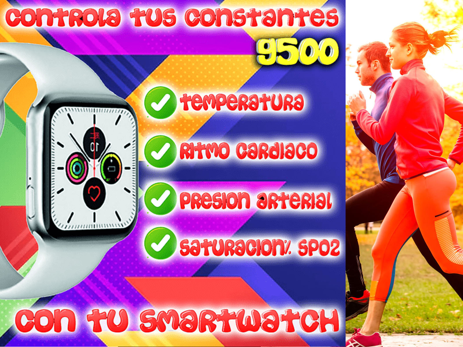 Smartwatch Reloj Inteligente Deportivo Klack Compatible Con Iphone Huawei Samsung Xiaomi Klack