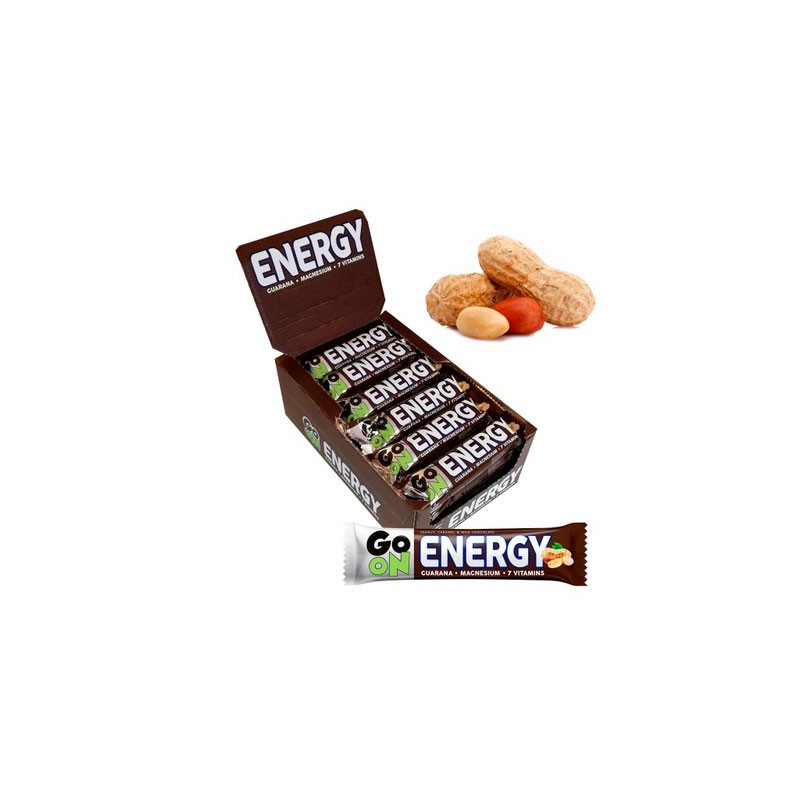 Barras De Energía - 24x50g - Mantequilla De Maní Con Caramelo