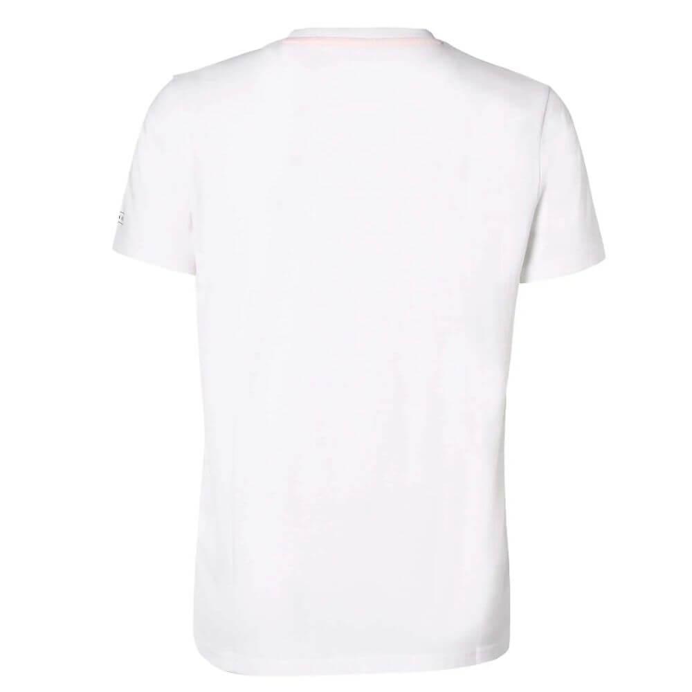 T-shirt Em Algodão De Fitness Homem Kappa Grami. Branco