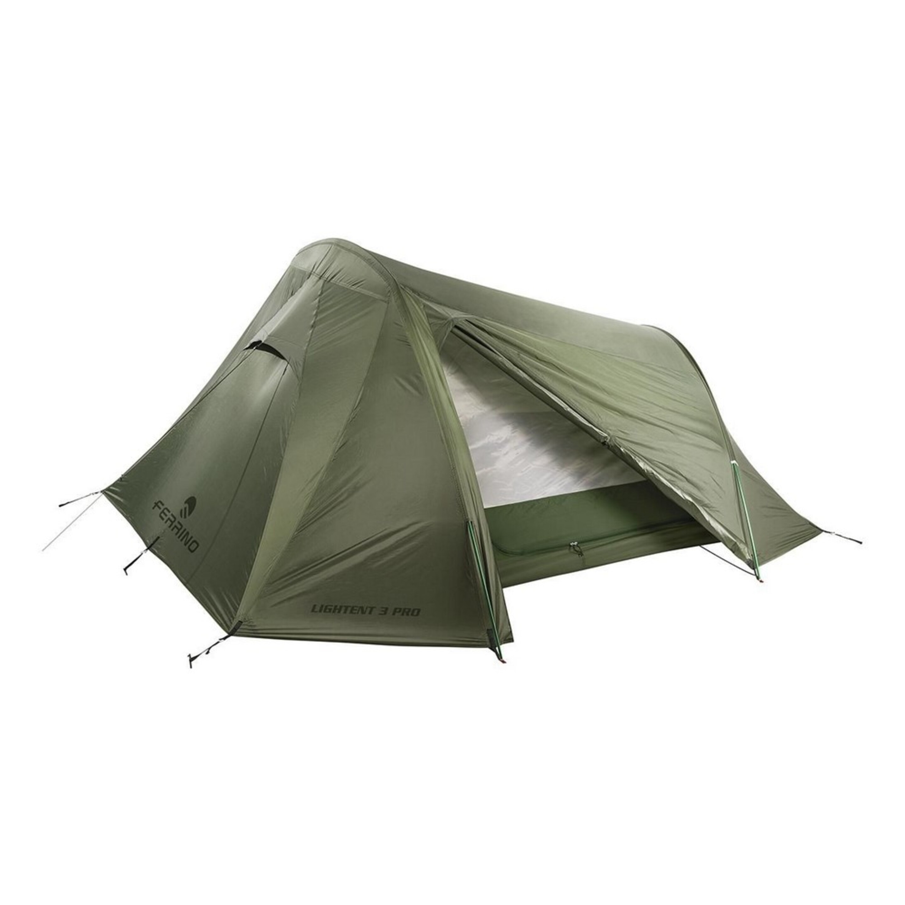 Tienda De Campaña Tent Lightent 3 Pro De Ferrino - Verde  MKP