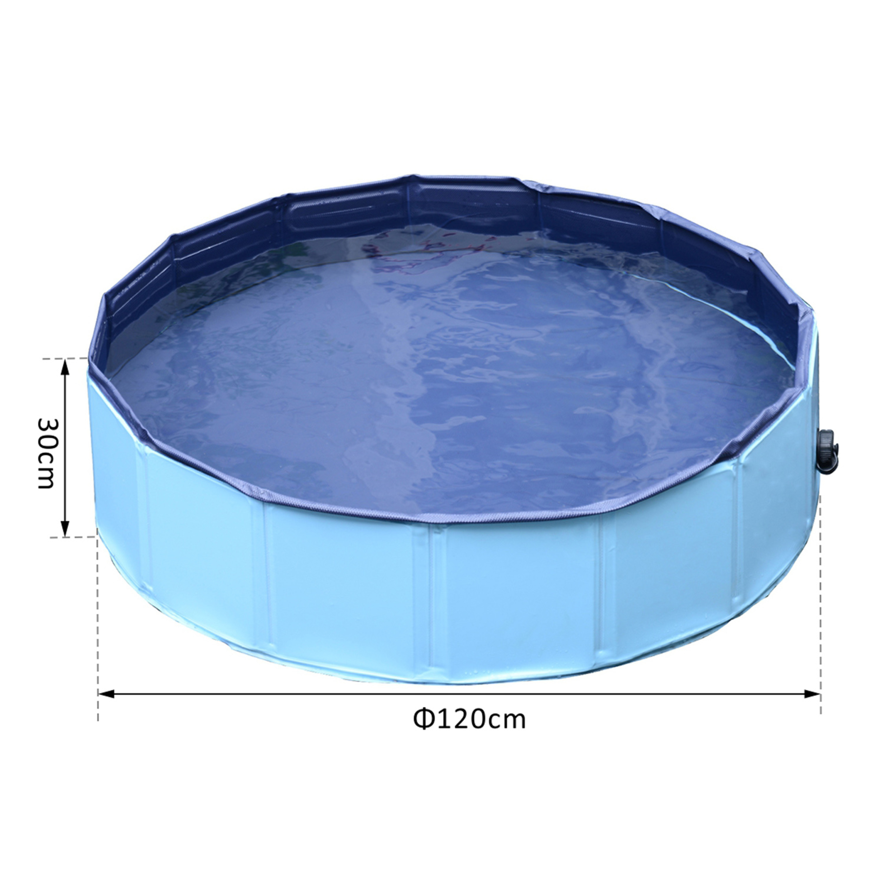 Piscina Plegable Pawhut D01-004bu