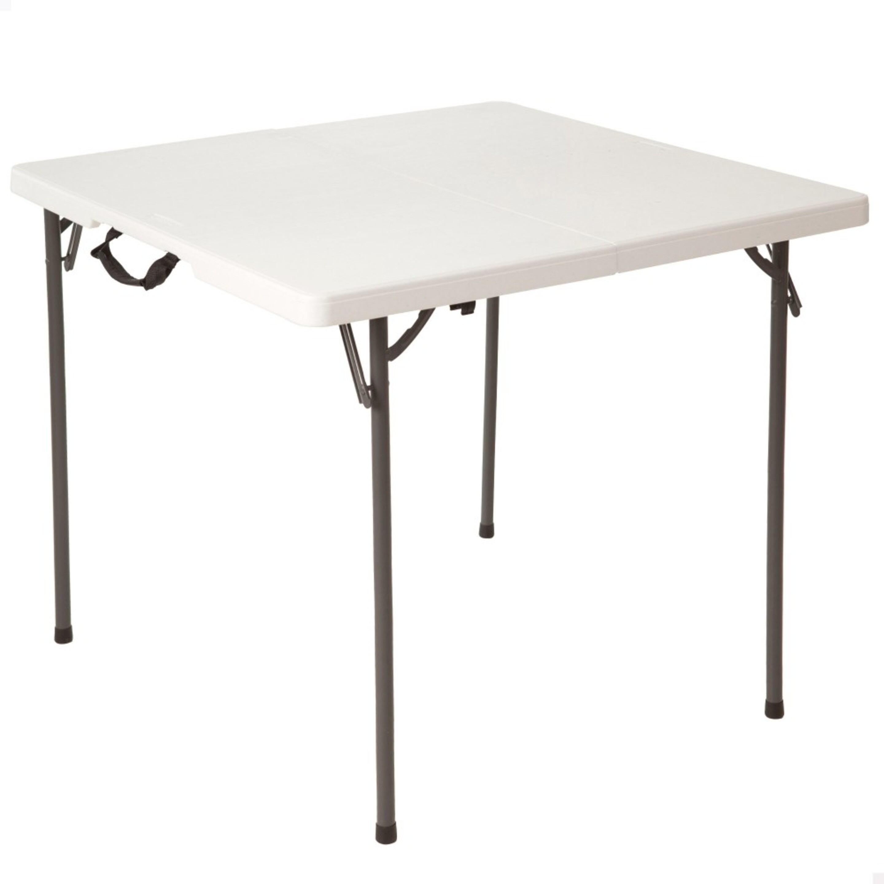 Mesa Quadrada Dobrável Branca 94x94x74 Cm Lifetime