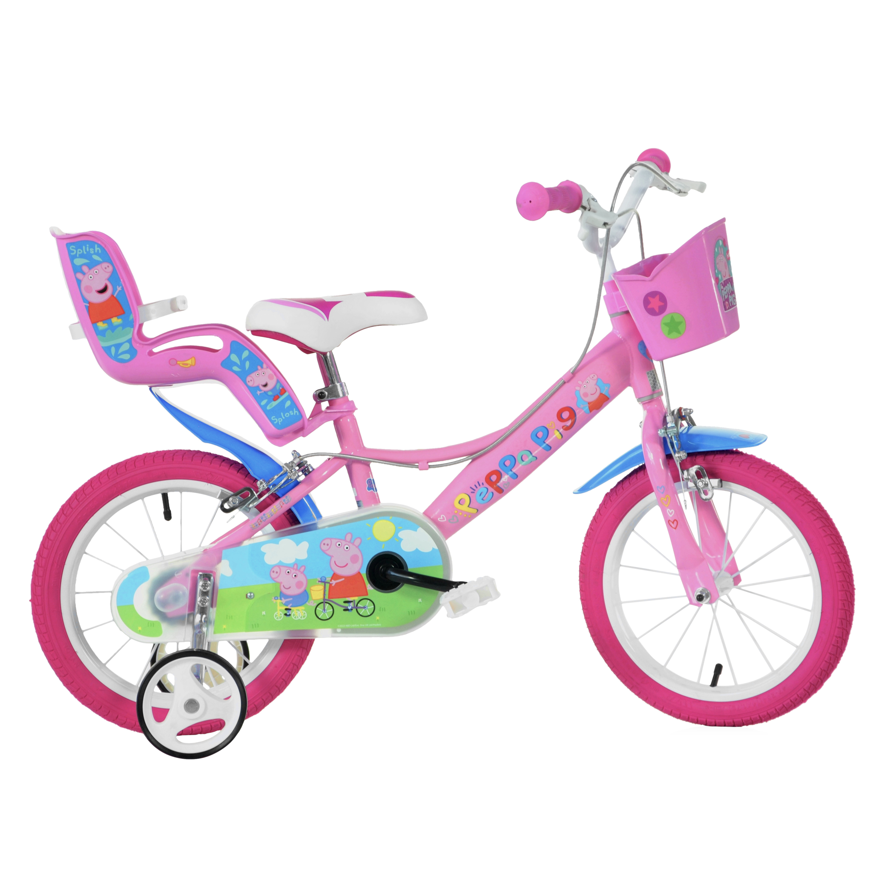 Bicicleta 16 Pulgadas Peppa Pig Rosado 5-7 Años - rosa - 