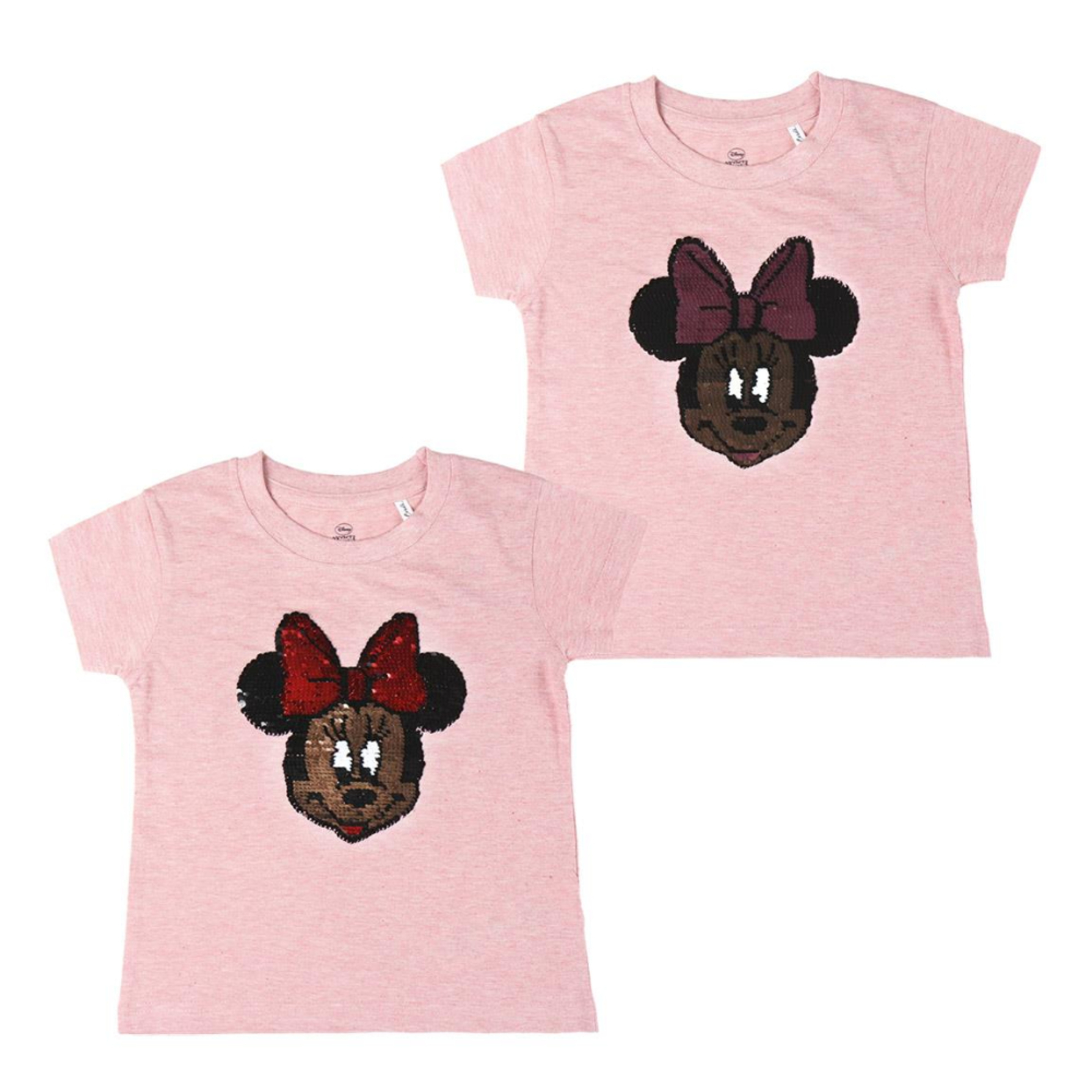 T-shirt Curta Do Mouse Minnie