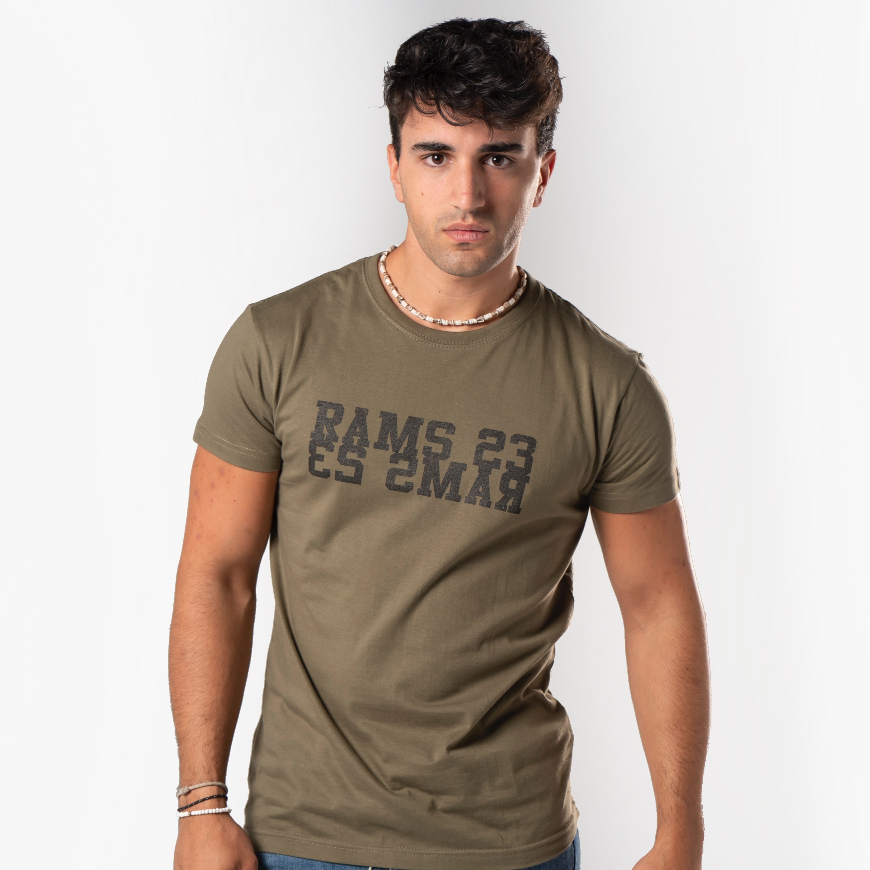 Camiseta Rams 23 Mirror - caqui - 