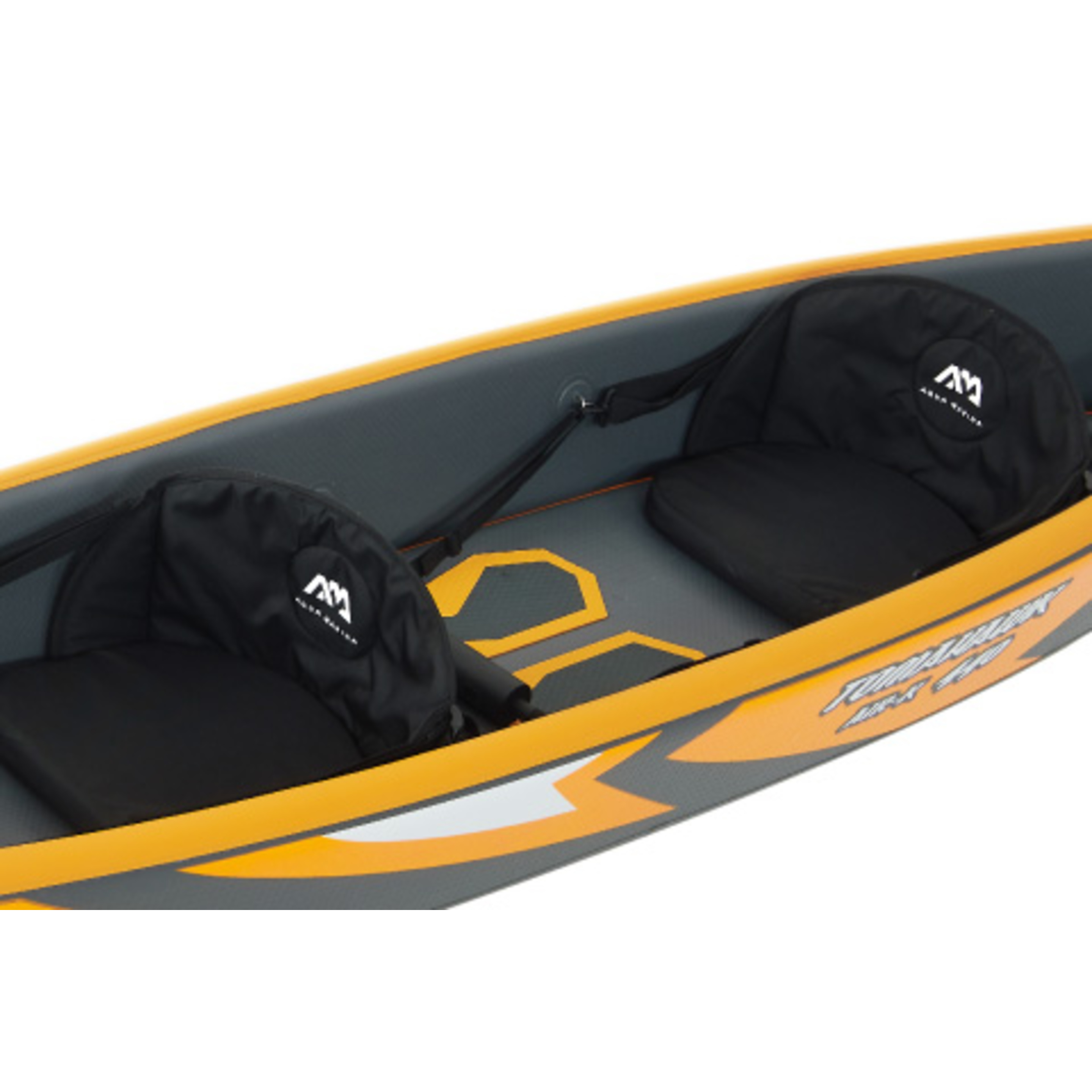 Kayak Hinchable Tomahawk Air-k 440 - Gris/Naranja - Kayak 2 plazas MKP