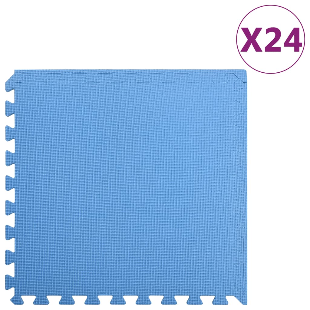 Esterilla Puzzle Vidaxl Azul 8.64 M² - Tapete Ginástica Puzzle  MKP