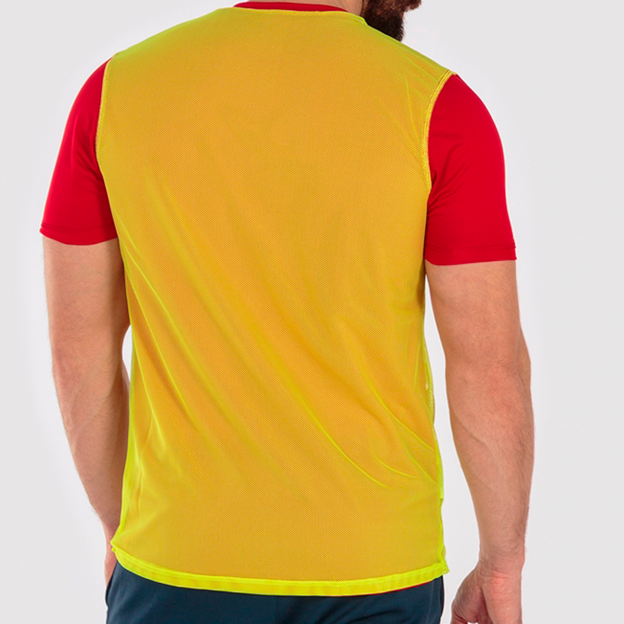 T-shirt Manga Curta Joma Combi Reversible Vermelho Amarelo - T-shirt manga curta Homem | Sport Zone MKP