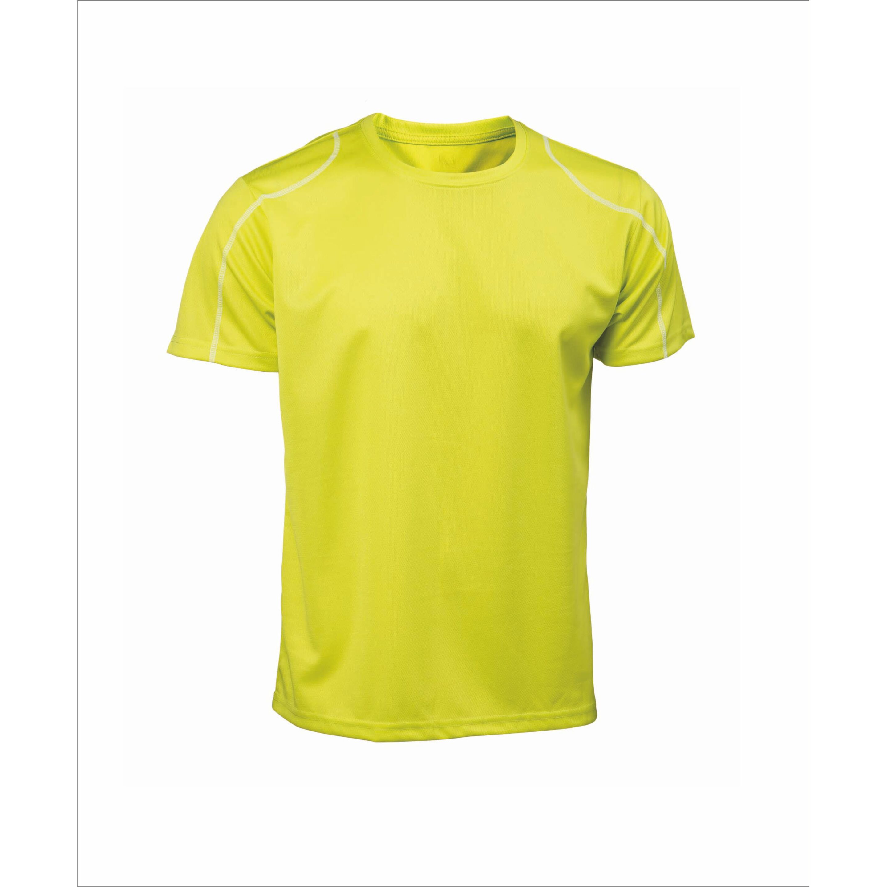 Camiseta Running Modelo Río Asioka - amarillo-fluor - 