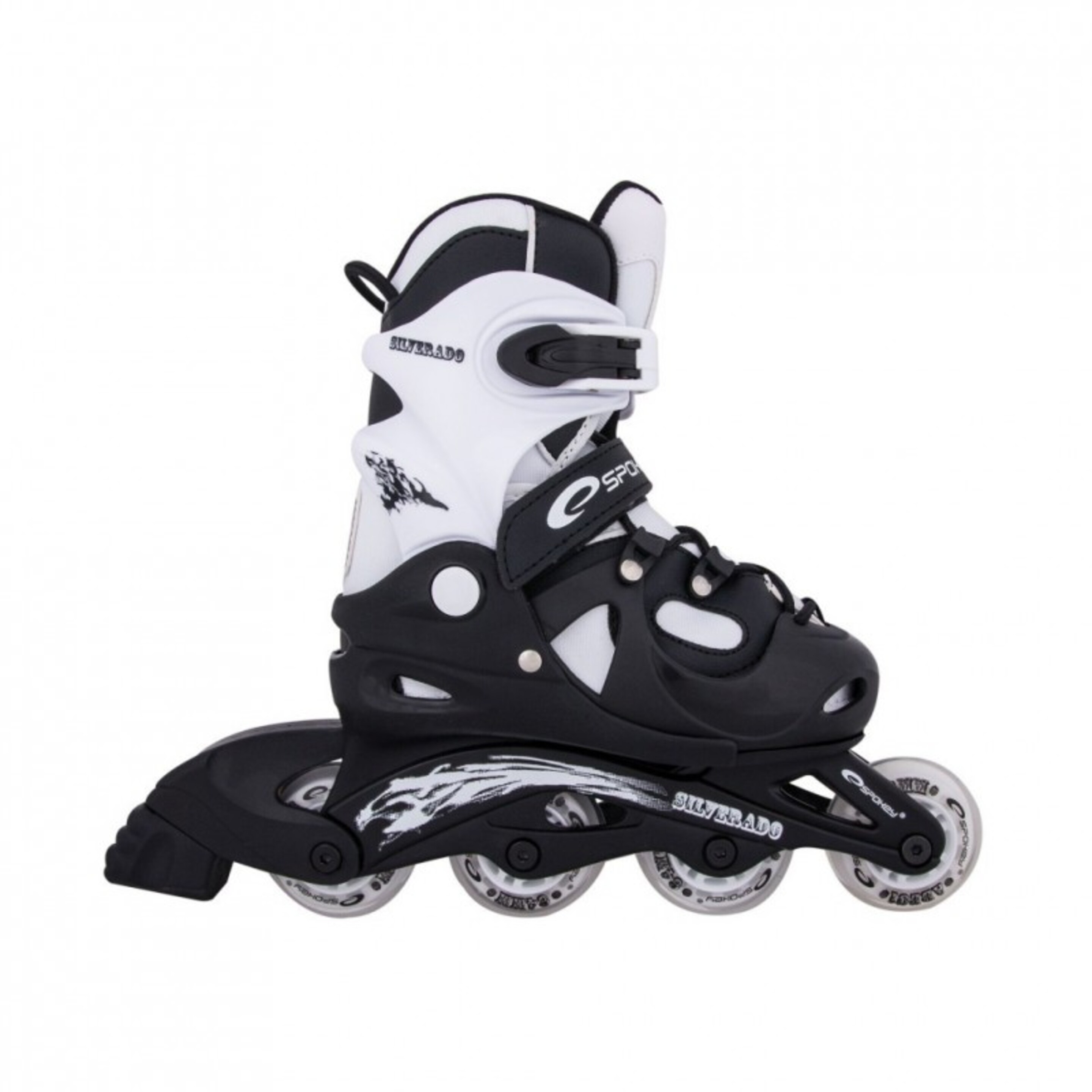 Patines En Linea Silverado Black De Spokey