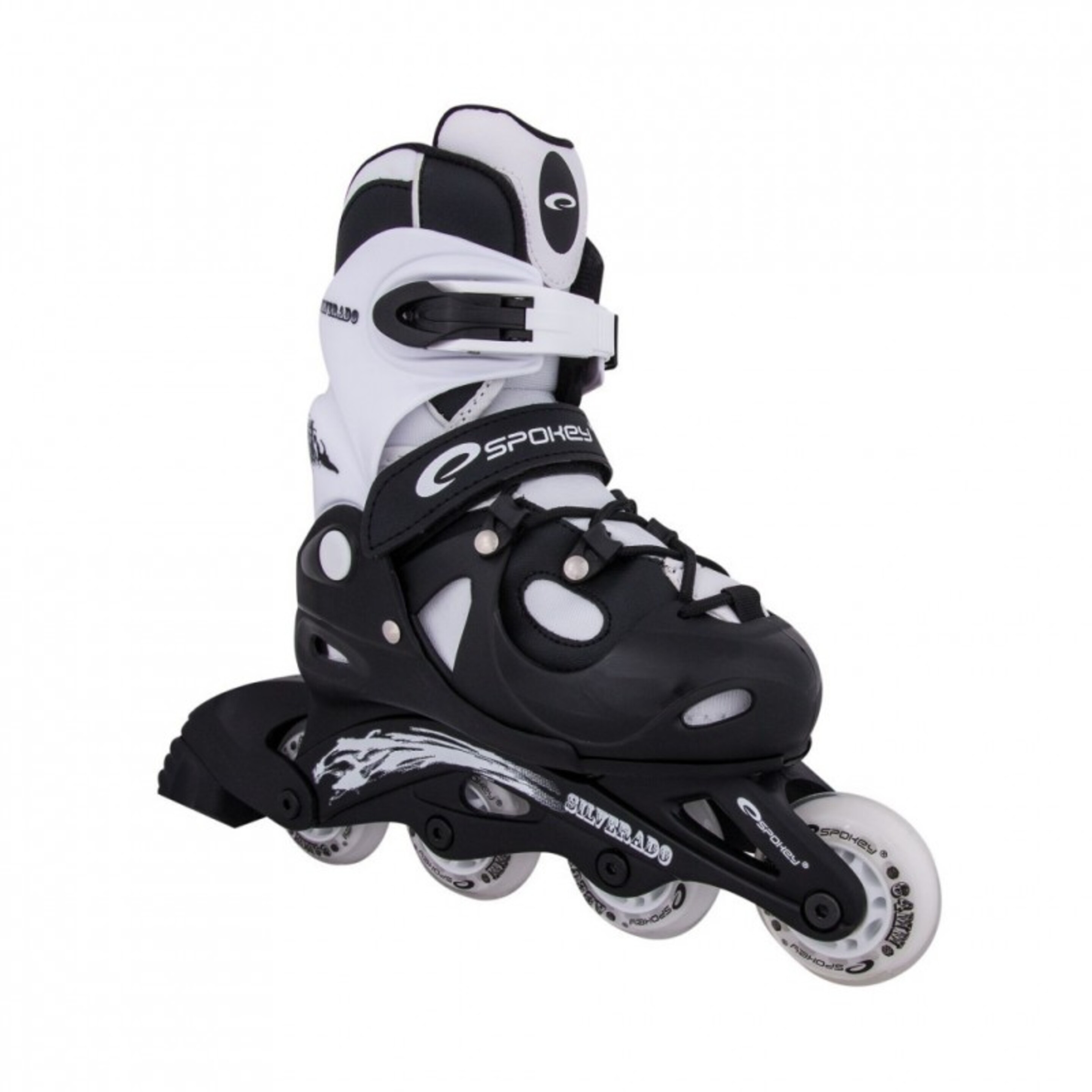 Patines En Linea Silverado Black De Spokey