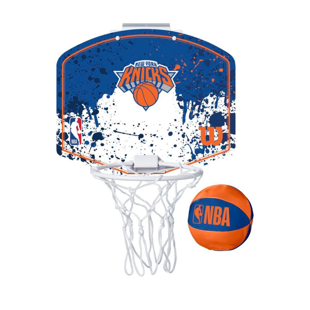 Mini Canasta De Baloncesto Wilson Nba New York Knicks - azul - 