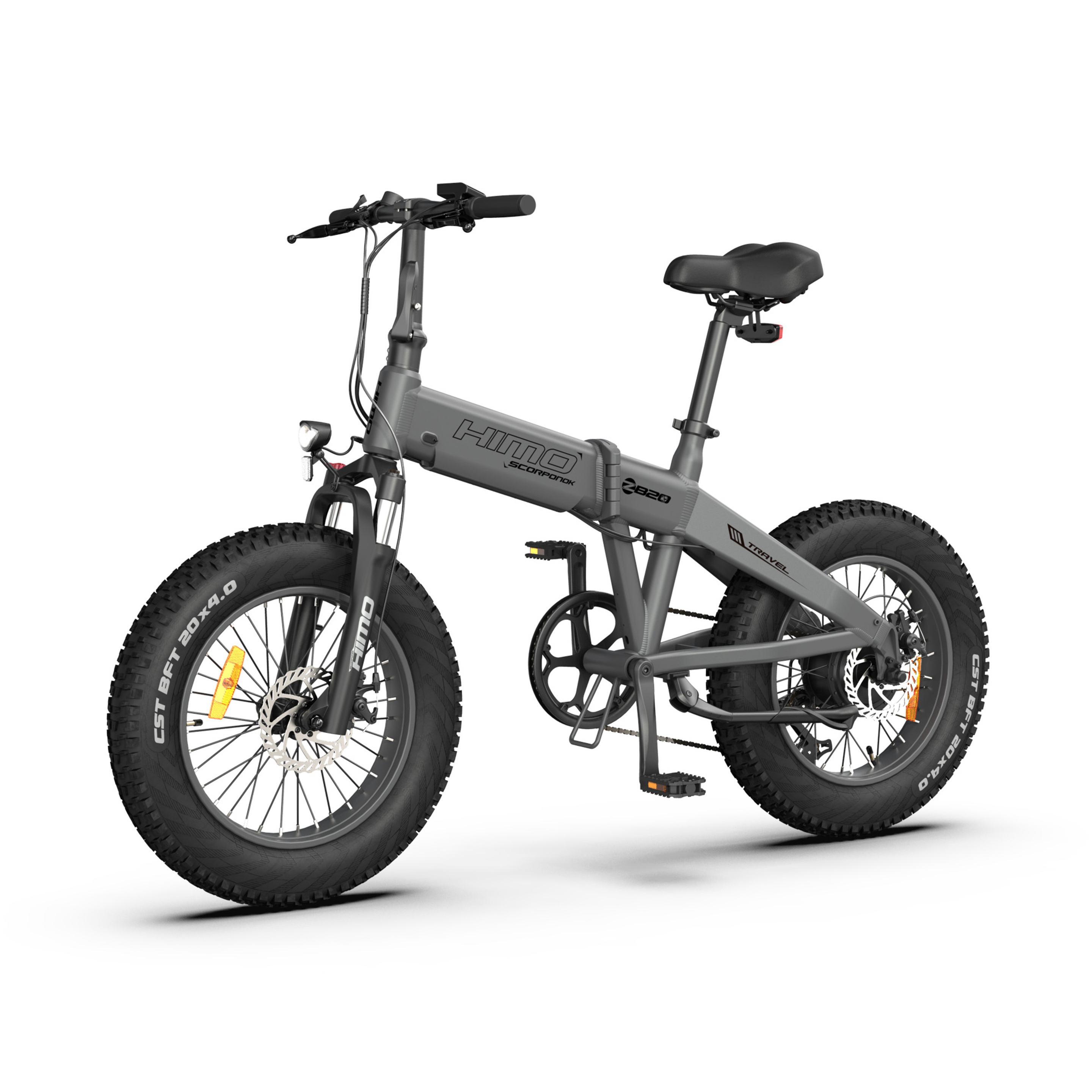 Bicicleta Urbana Himo Zb20 Max, 48v, Autonomía 80km, 6 Velocidades, Pantalla Hd Lcd