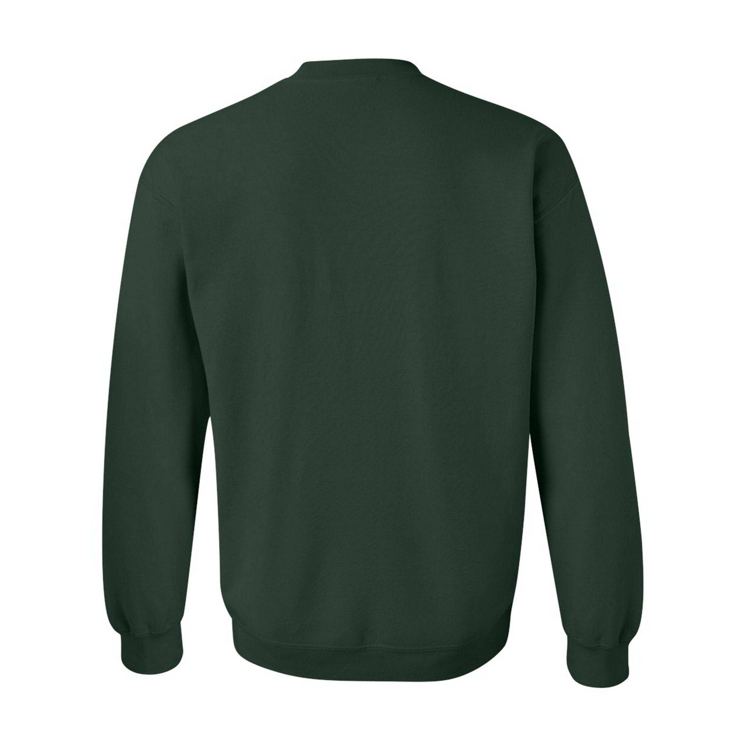 Sudadera De Cuello Redondo Unisex Con Mezcla De Tejidos Gildan (Verde)