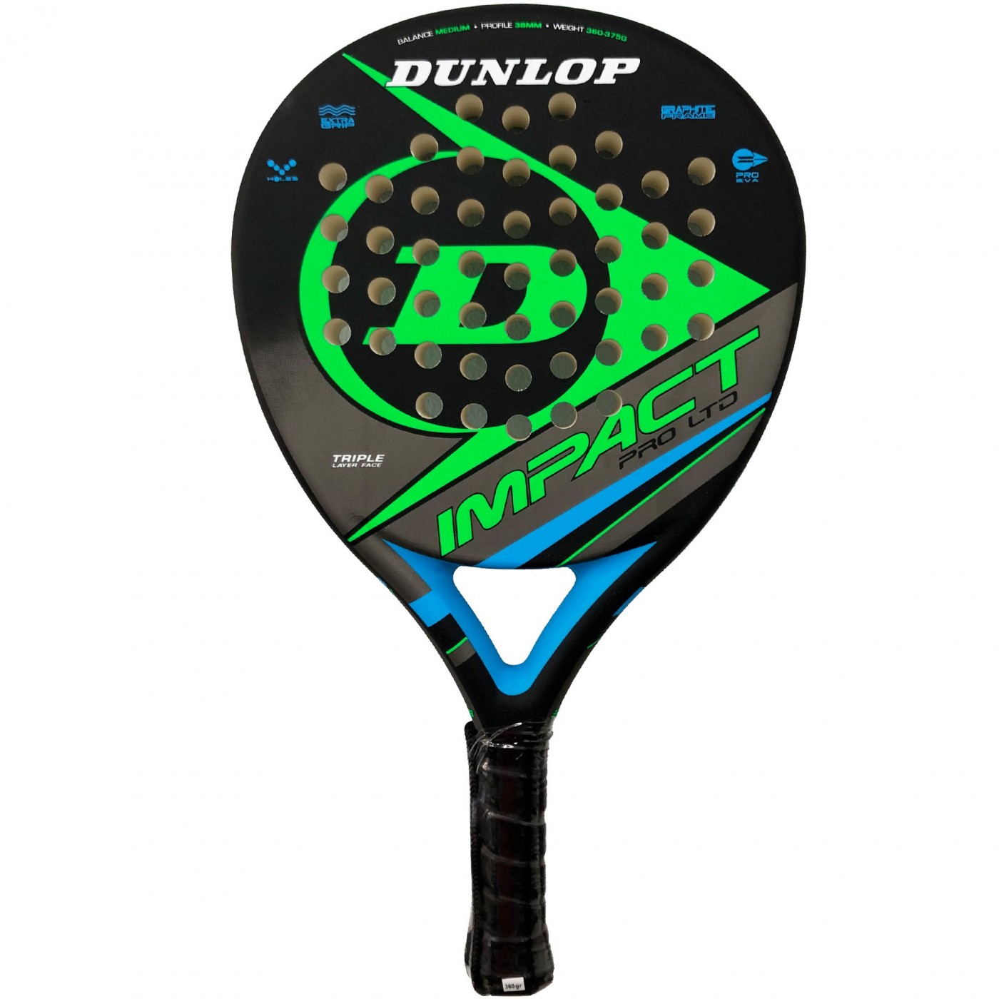Pala De Pádel Dunlop Impact X-treme Pro Ltd Green - verde - 