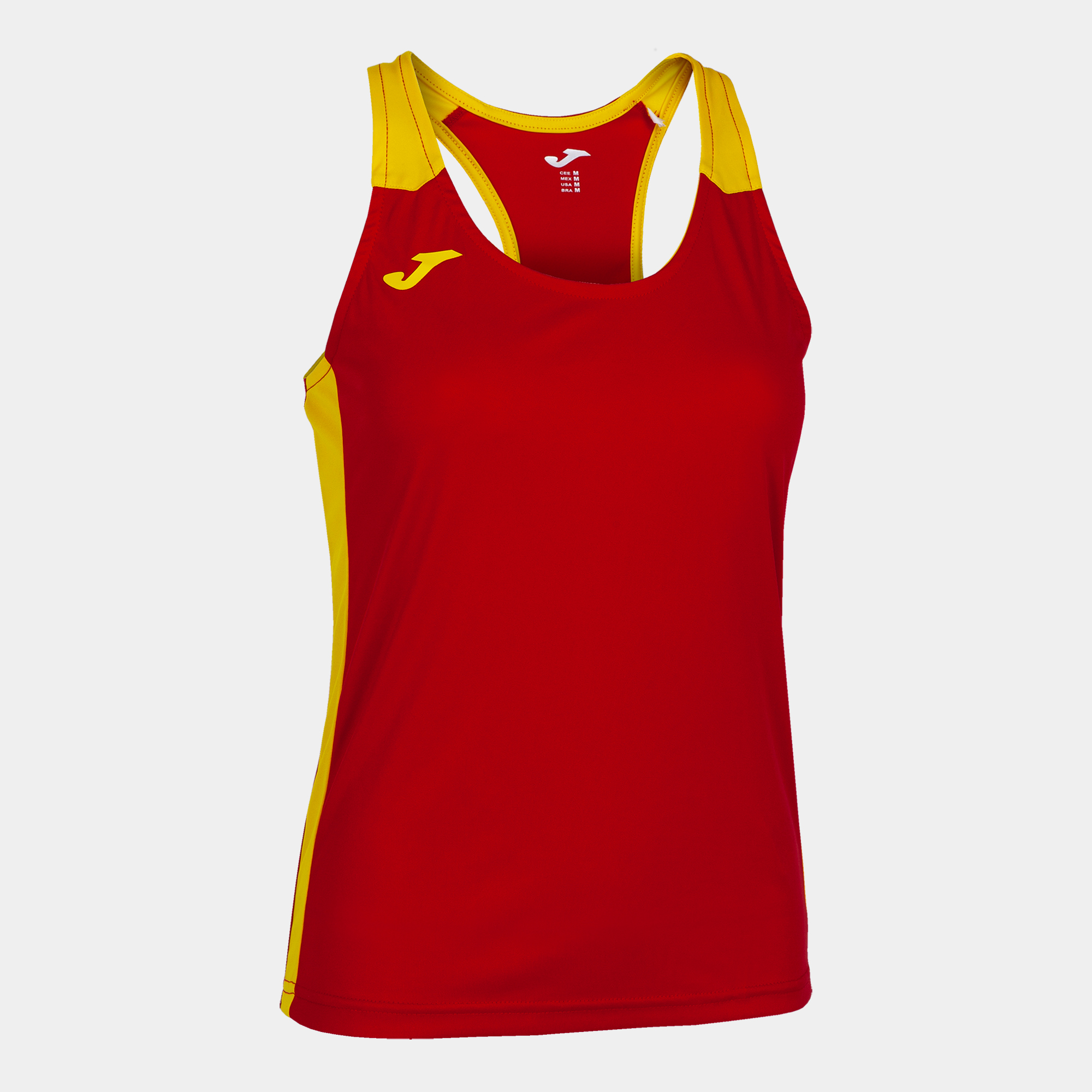 T-shirt De Alça Joma Record Ii Vermelho Amarelo - rojo-amarillo - 