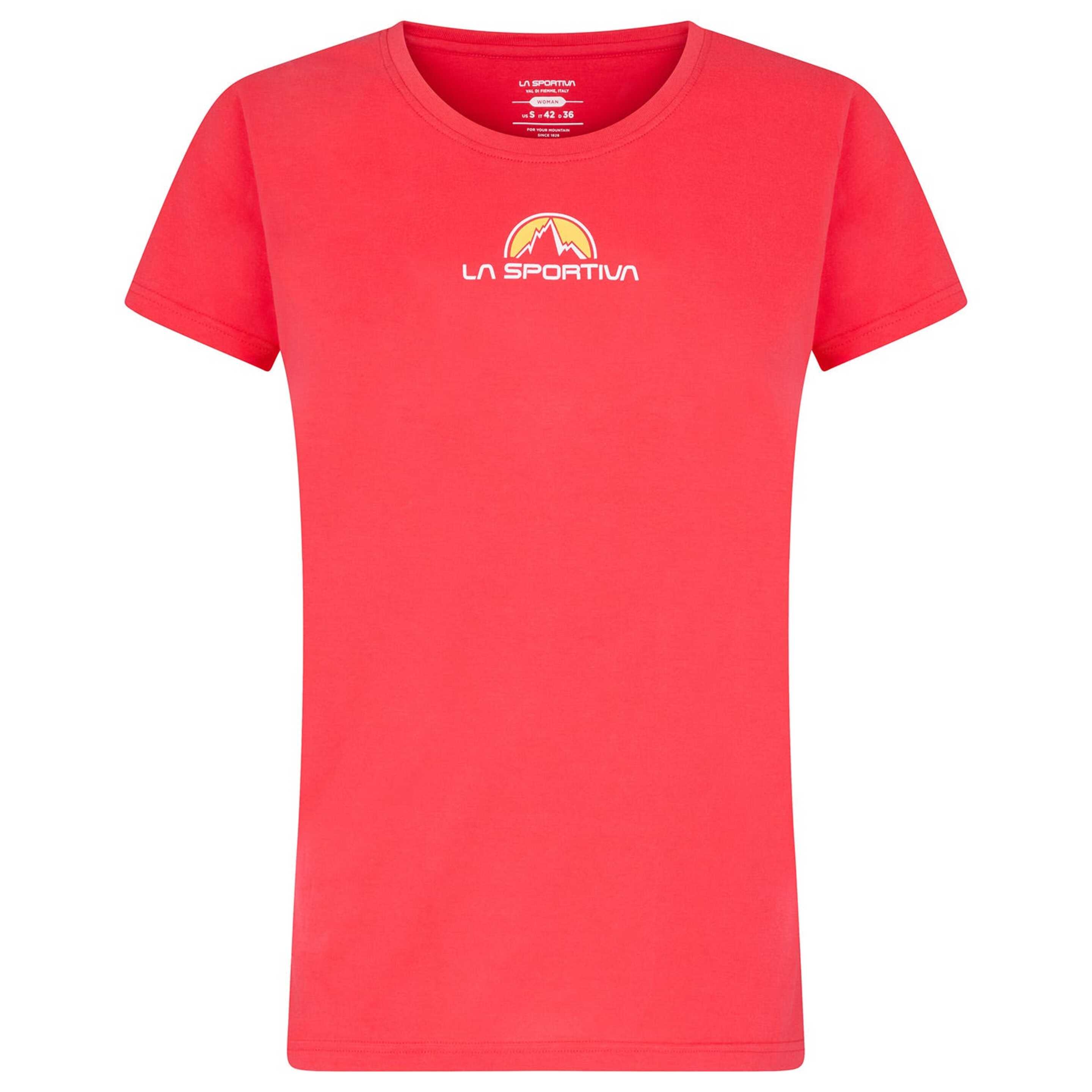 Camiseta De Escalada Footstep Tee W La Sportiva - Rosa  MKP