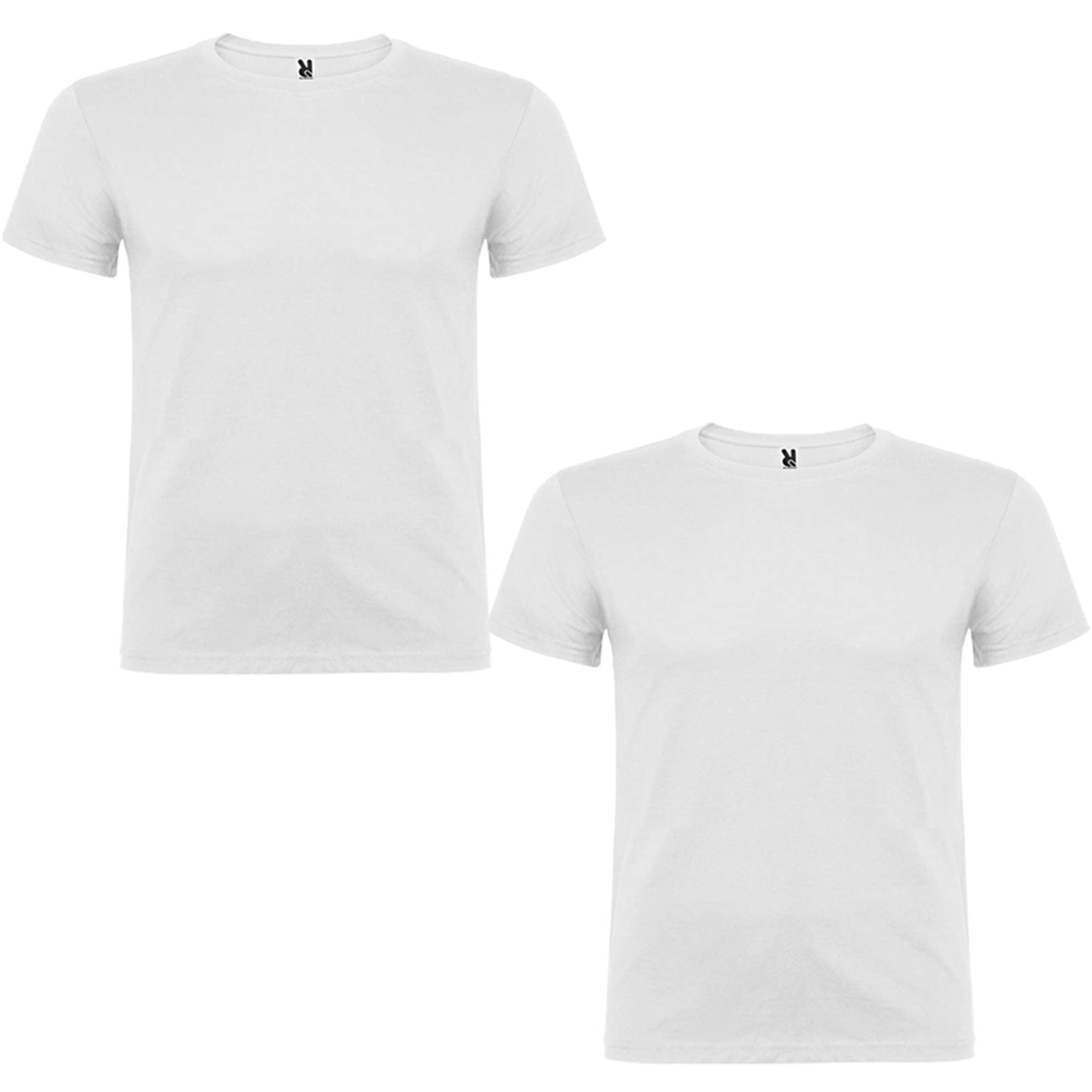 2 T-shirts Manga Curta Roly Branco