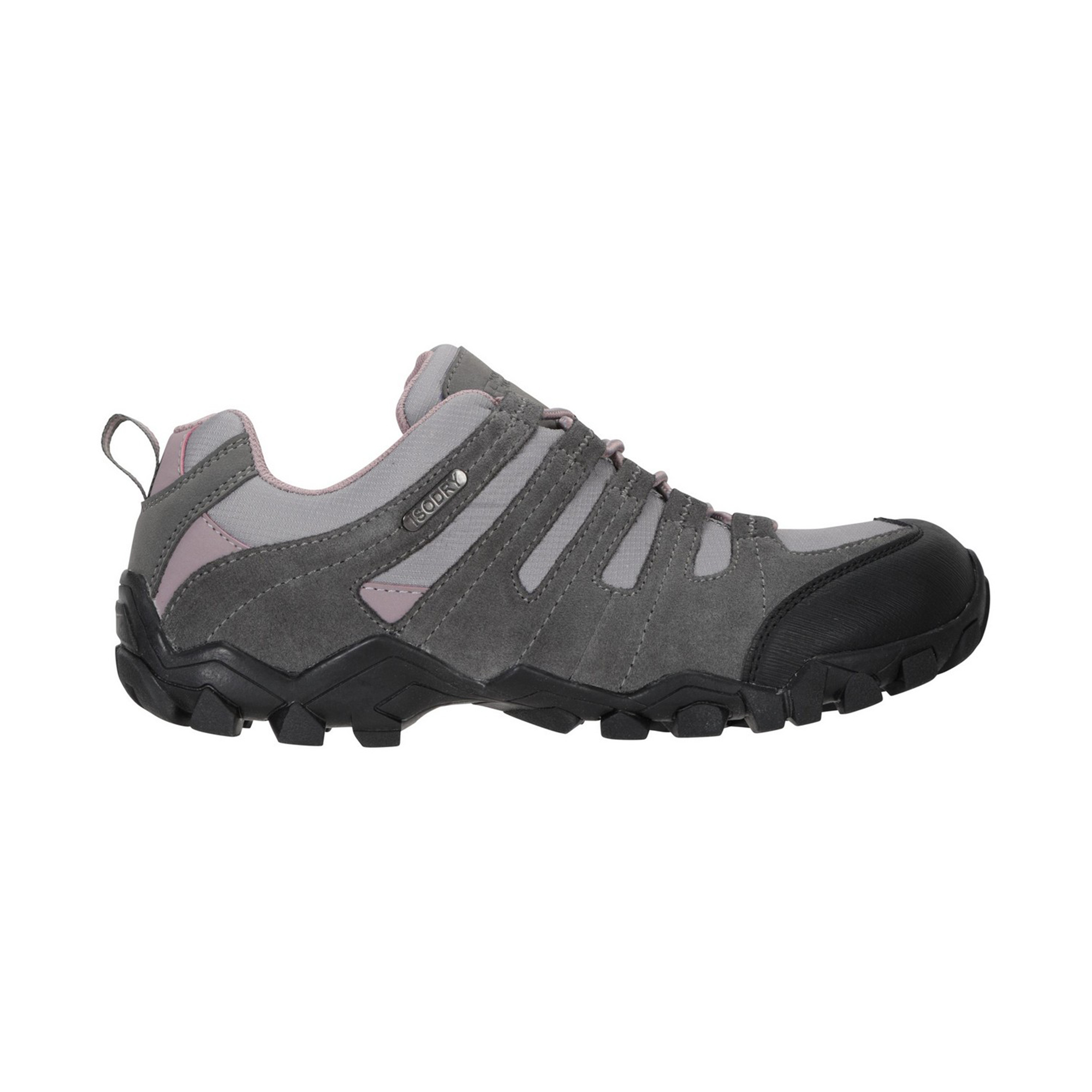 Sapatos De Caminhada Impermeáveis De Camurça Para Senhora/senhora Mountain Warehouse Belfour - gris - 