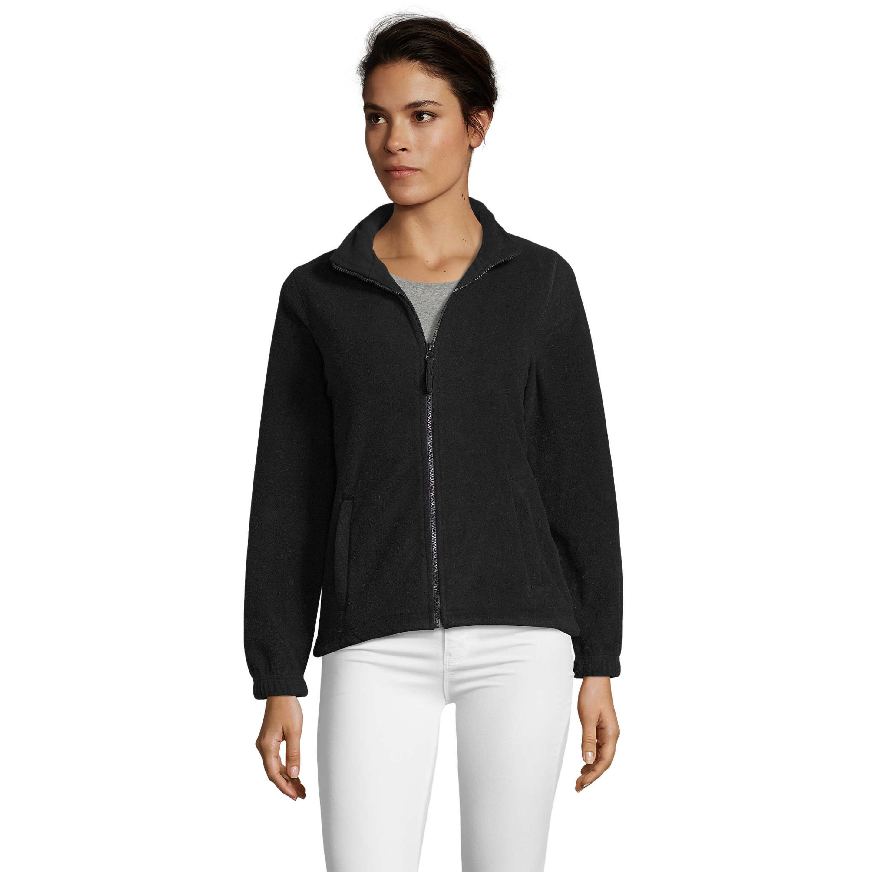 Chaqueta Micro Polar Nova De Mujer Con Cremallera