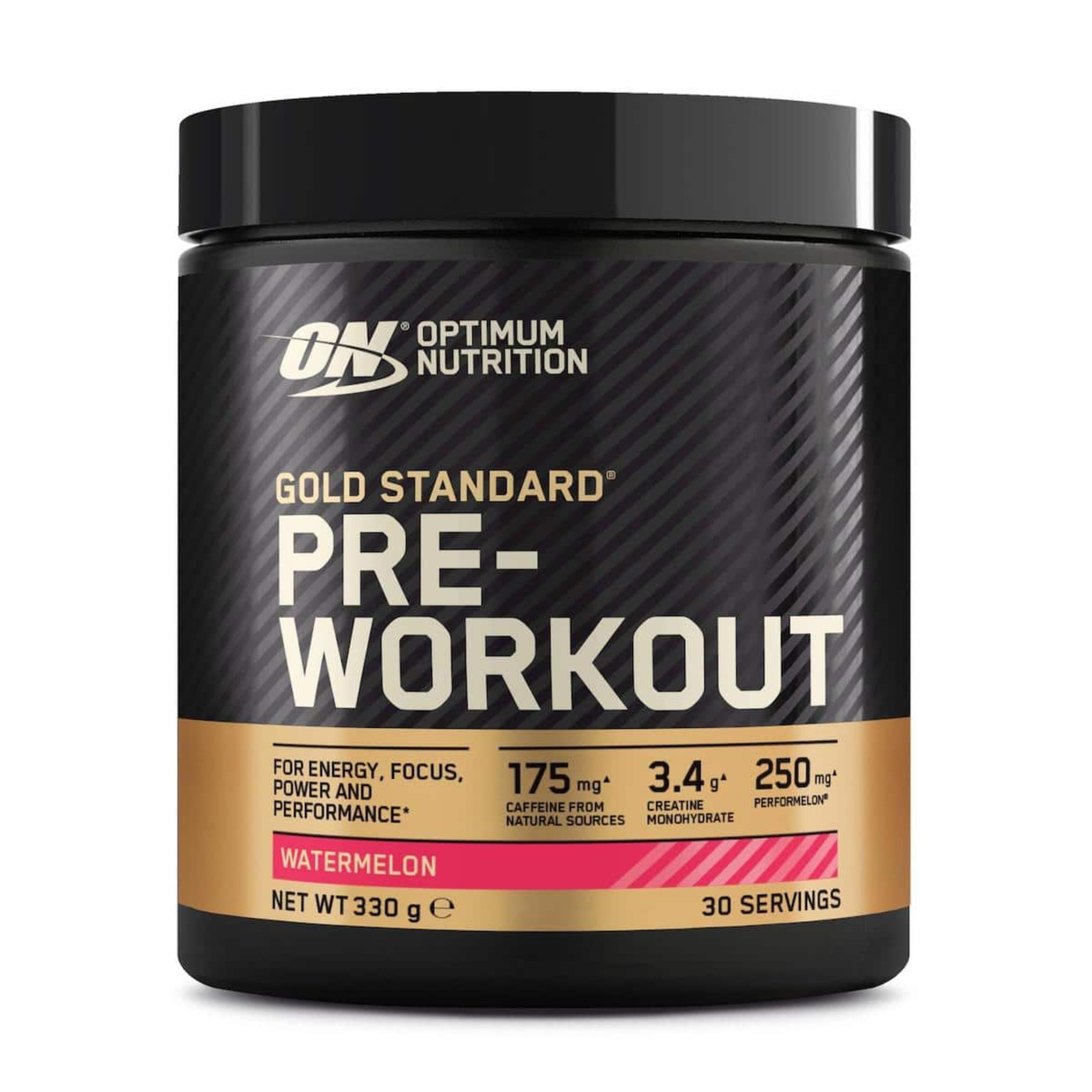 Pré-treino Gold Standard 330g Optimum Nutrition | Melancia