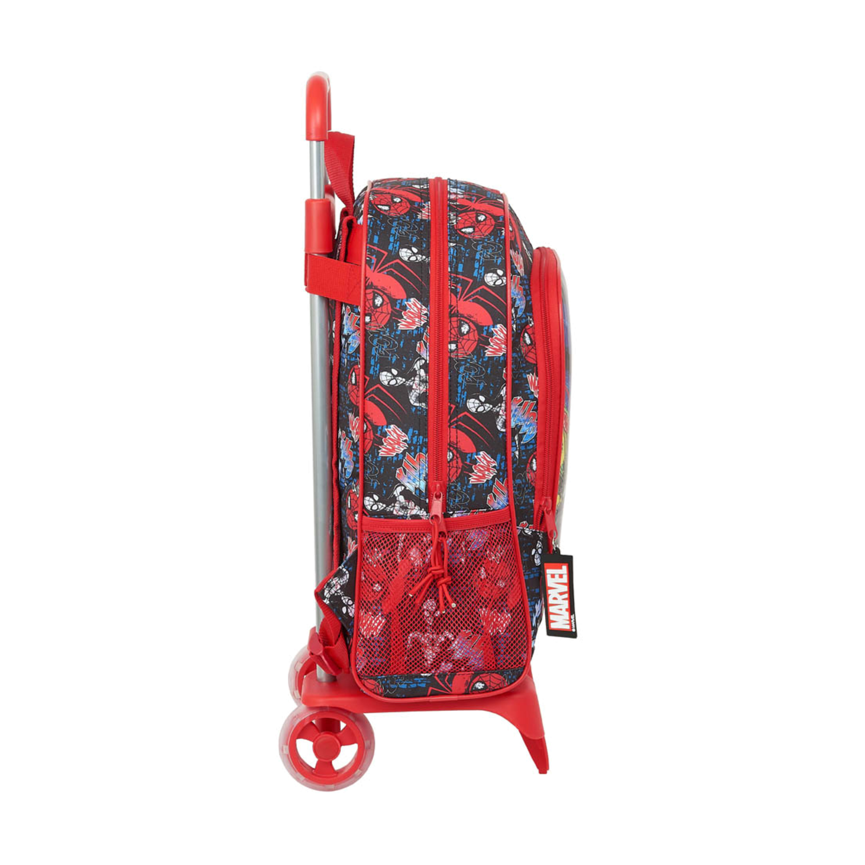 Mochila Spiderman Go Hero Con Carro