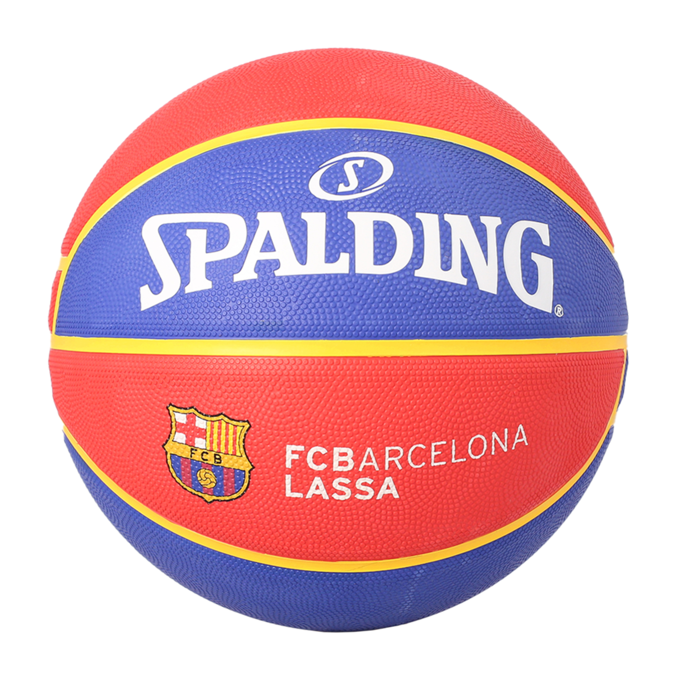 Spalding Fc Barcelona Euroleague Basquete Sz7 - Azul Claro/Vermelho | Sport Zone MKP