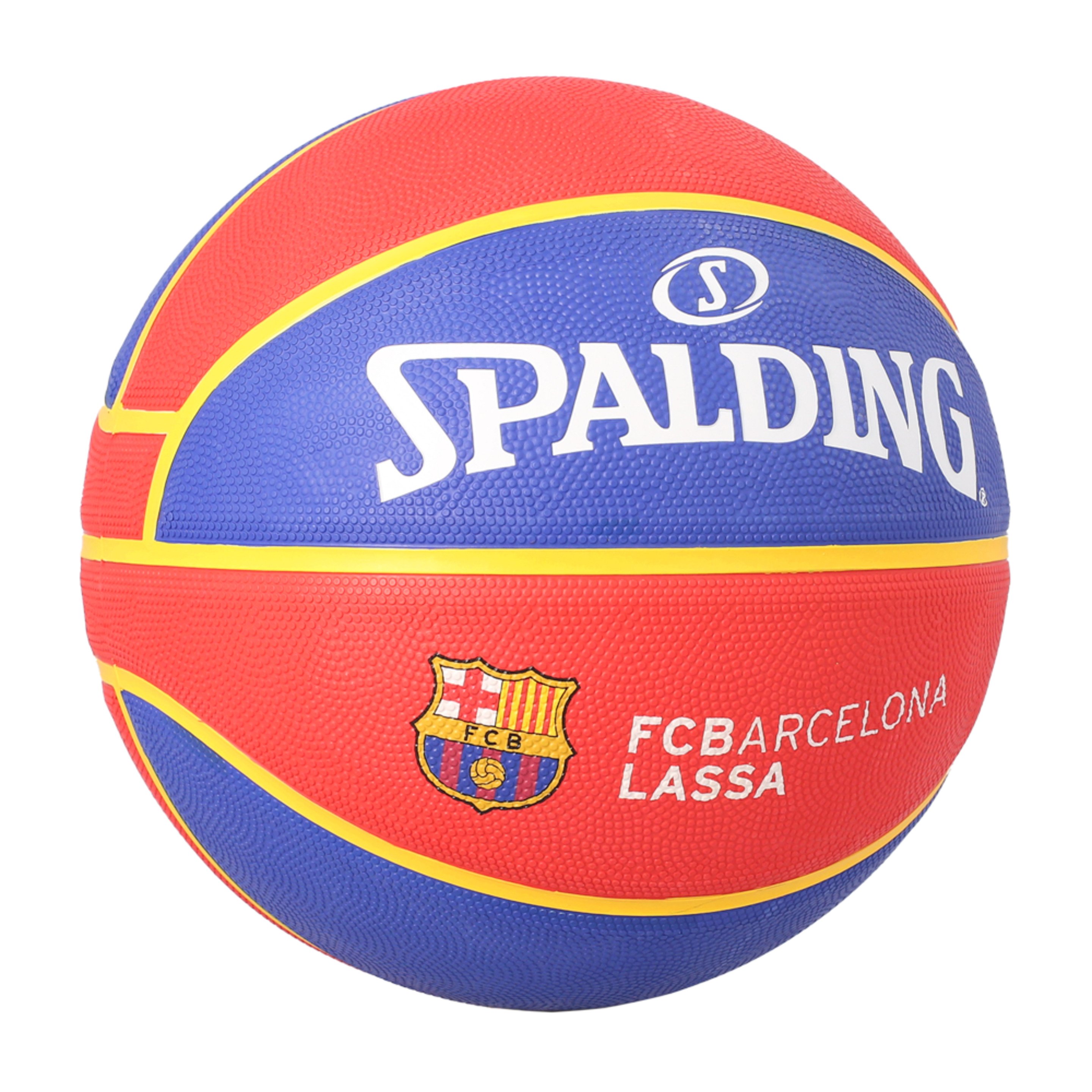 Spalding Fc Barcelona Euroleague Basquete Sz7 - Azul Claro/Vermelho | Sport Zone MKP