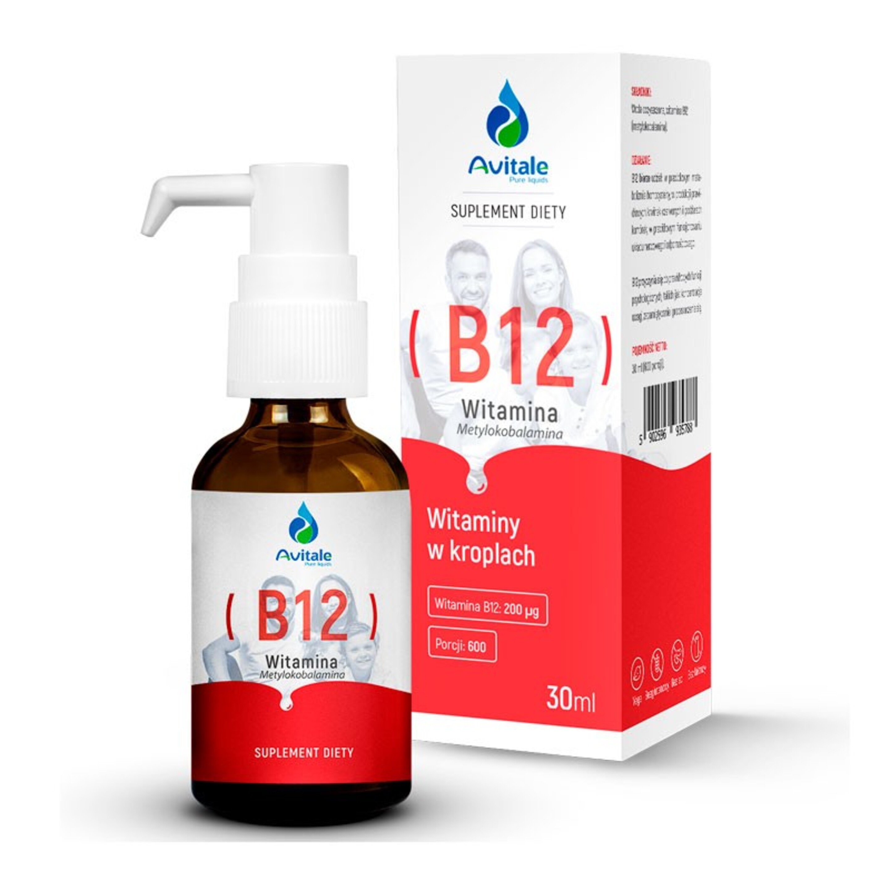 Gotas De Vitamina B12 - 30ml - Natural