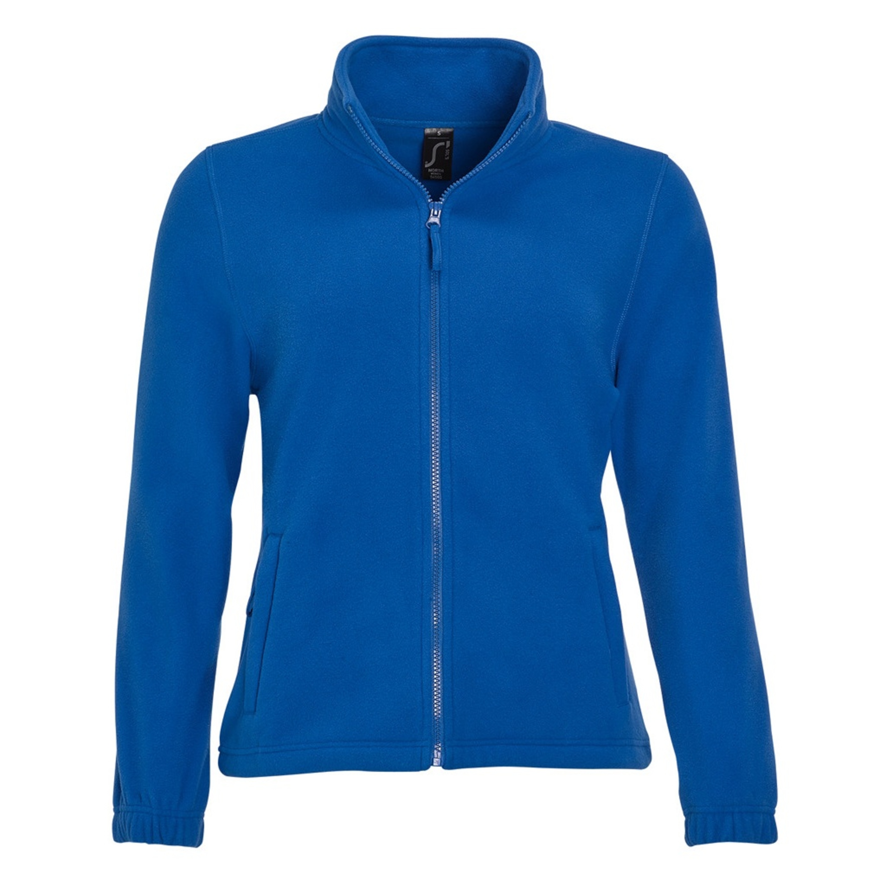 Chaquetilla Polar Con Cremallera Completa Modelo North Para Mujer Sols (Azul)