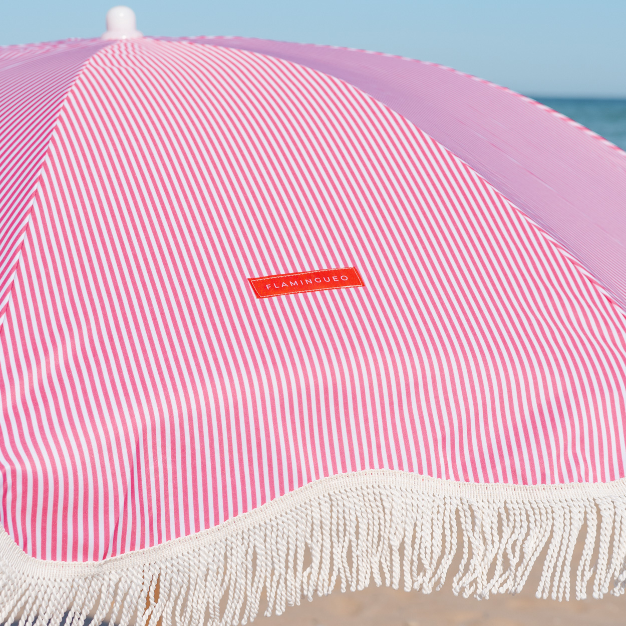 Guarda-sol De Praia De Jardim Upf50+ Flamingueo Altura Regulável