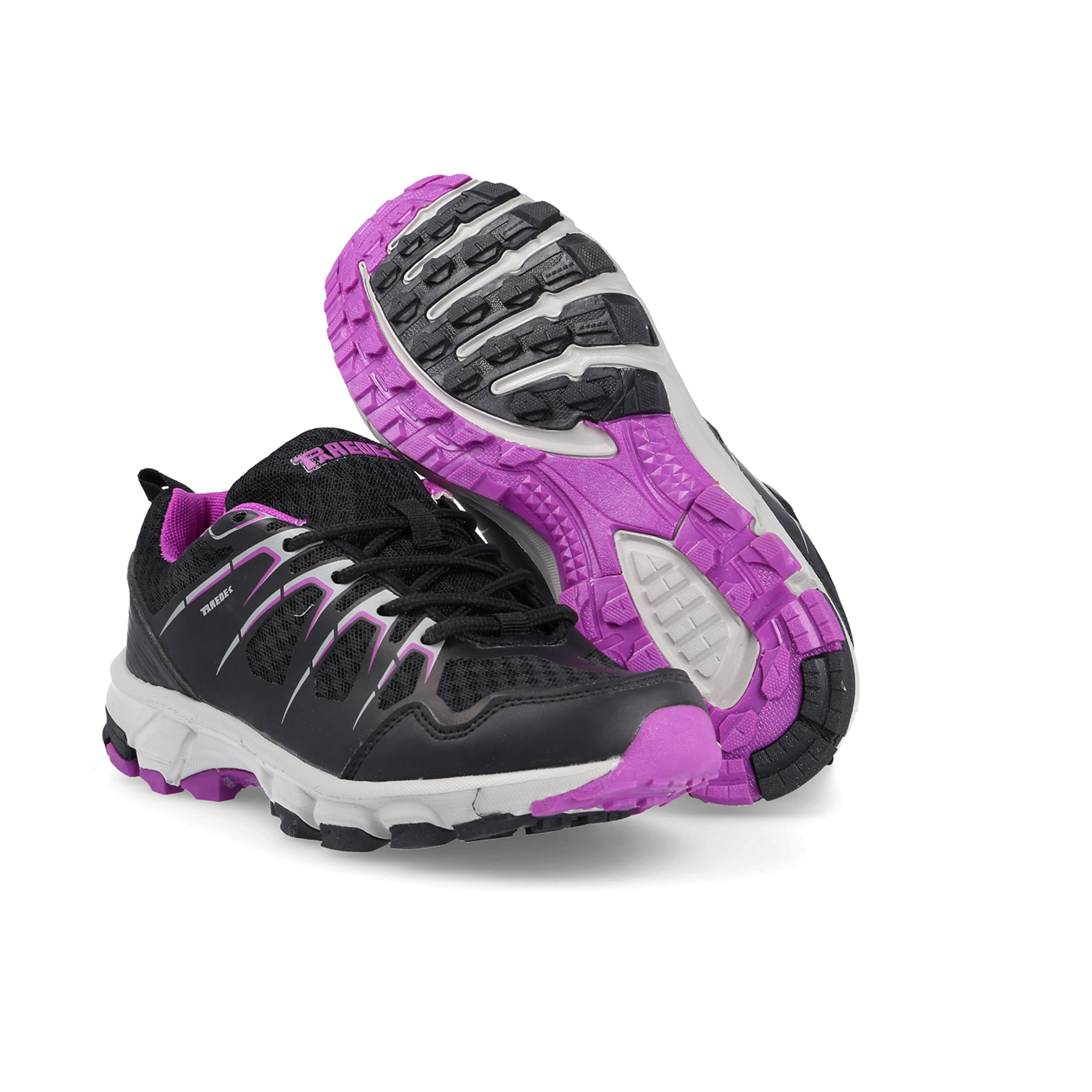 Deportivos Trekking Paredes, Modelo Gaia, Color Negro, Talla 36