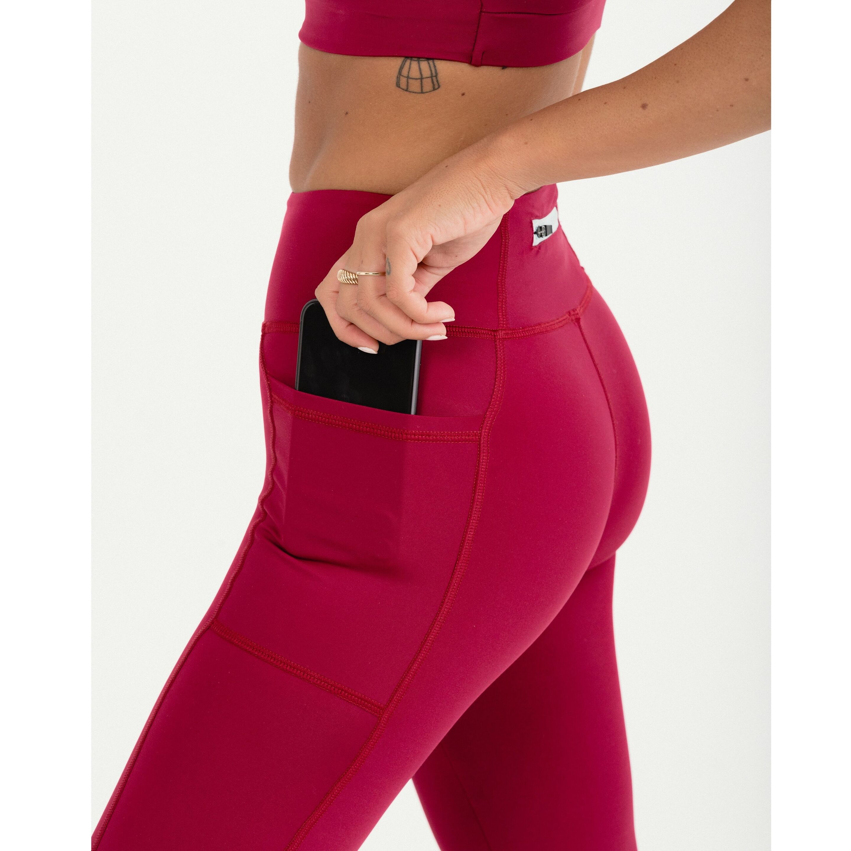 Legging Aqüe Apparel Sprinter Garnet