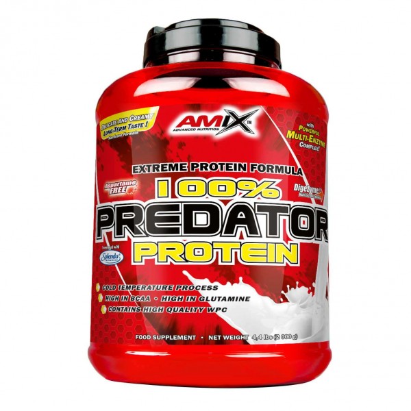 Amix Predator Protein Proteína Concetrada De Suero Sabor Vainilla 2 Kg