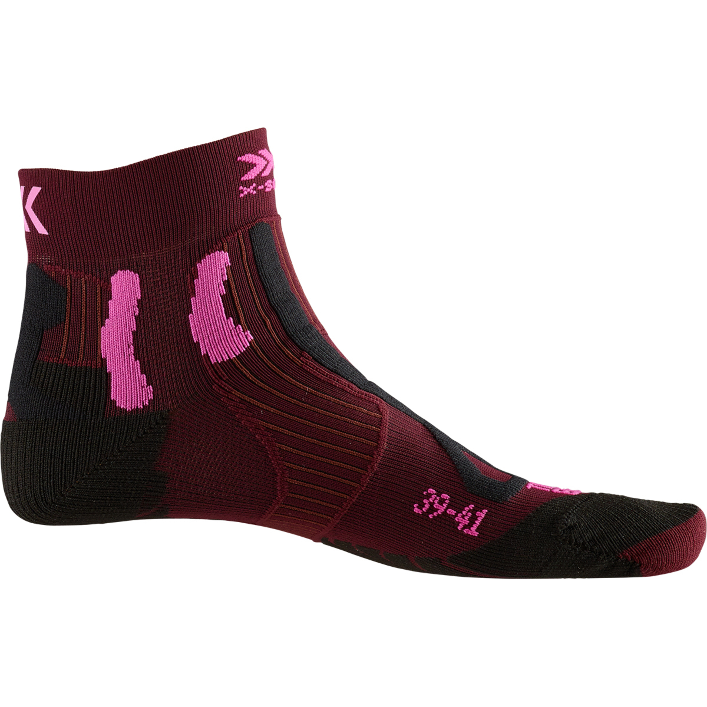 Calcetin Trail Run Energy Mujer  X-socks - Rojo  MKP
