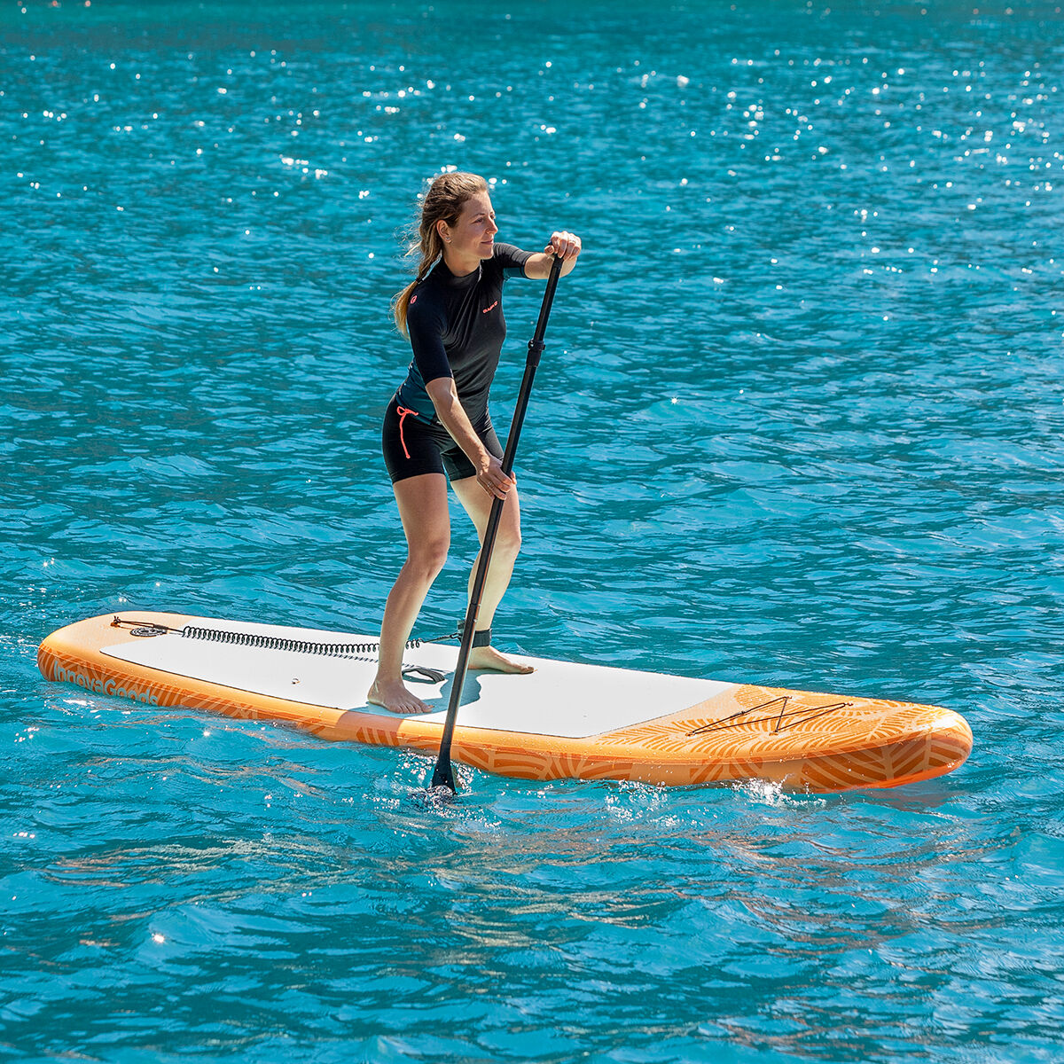 Tabla De Paddle Surf Hinchable 2 En 1 Con Asiento Y Accesorios Siros Innovagoods 10'5" 320 Cm  MKP