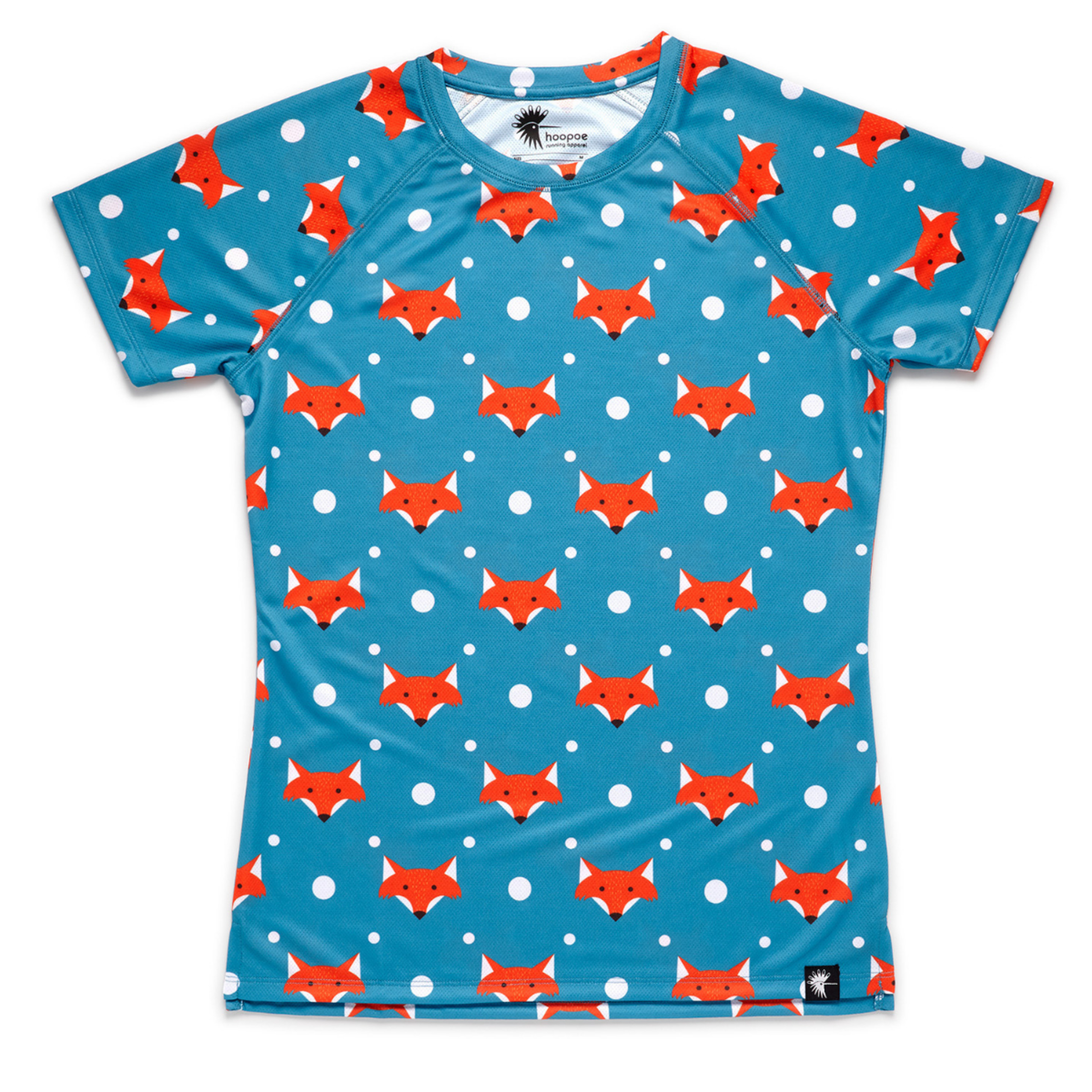 Camiseta De Running Foxblue Hoopoe Apparel - azul - Divertida, Original Y Molona.  MKP