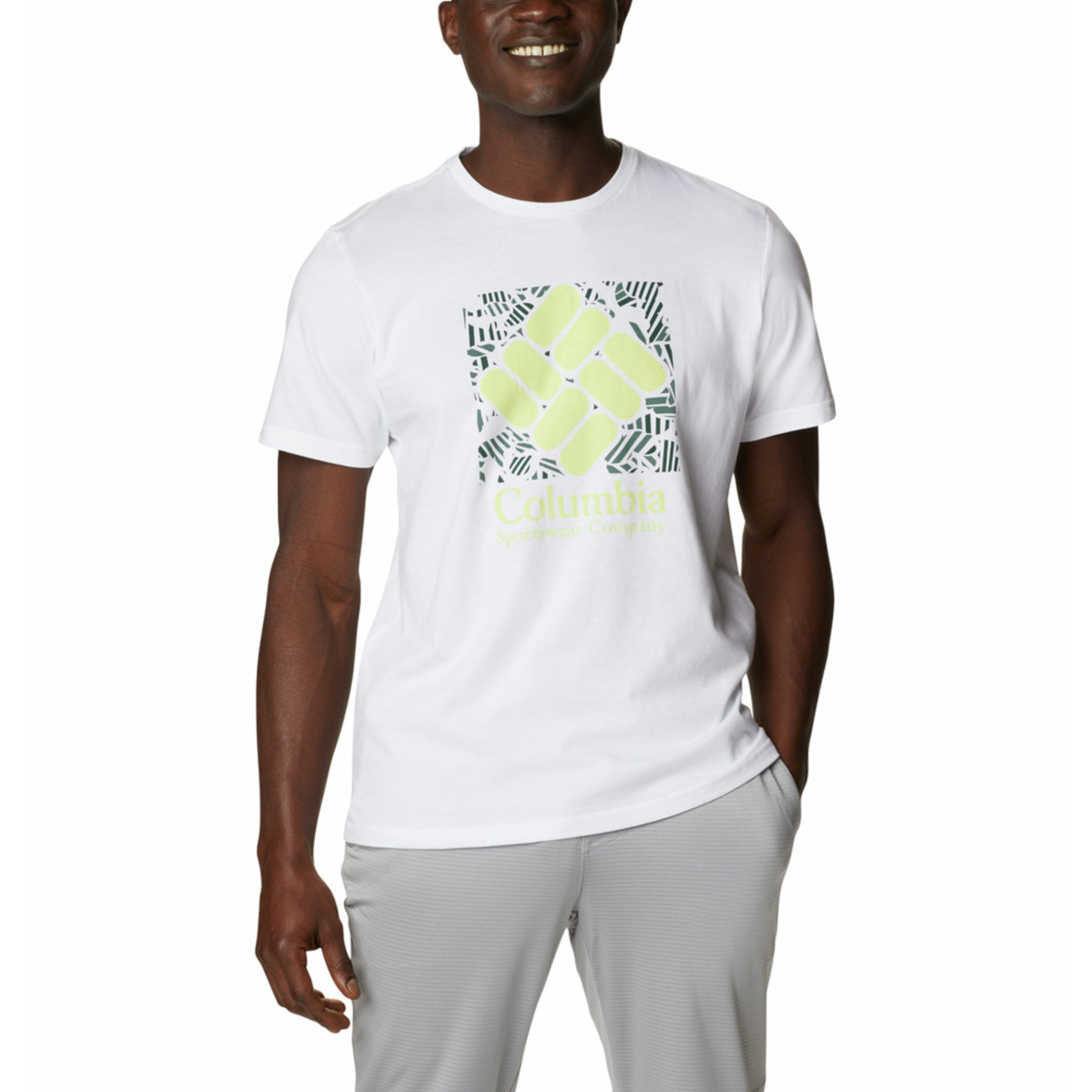 Camiseta Columbia Rapid Ridge Graphic - blanco  MKP